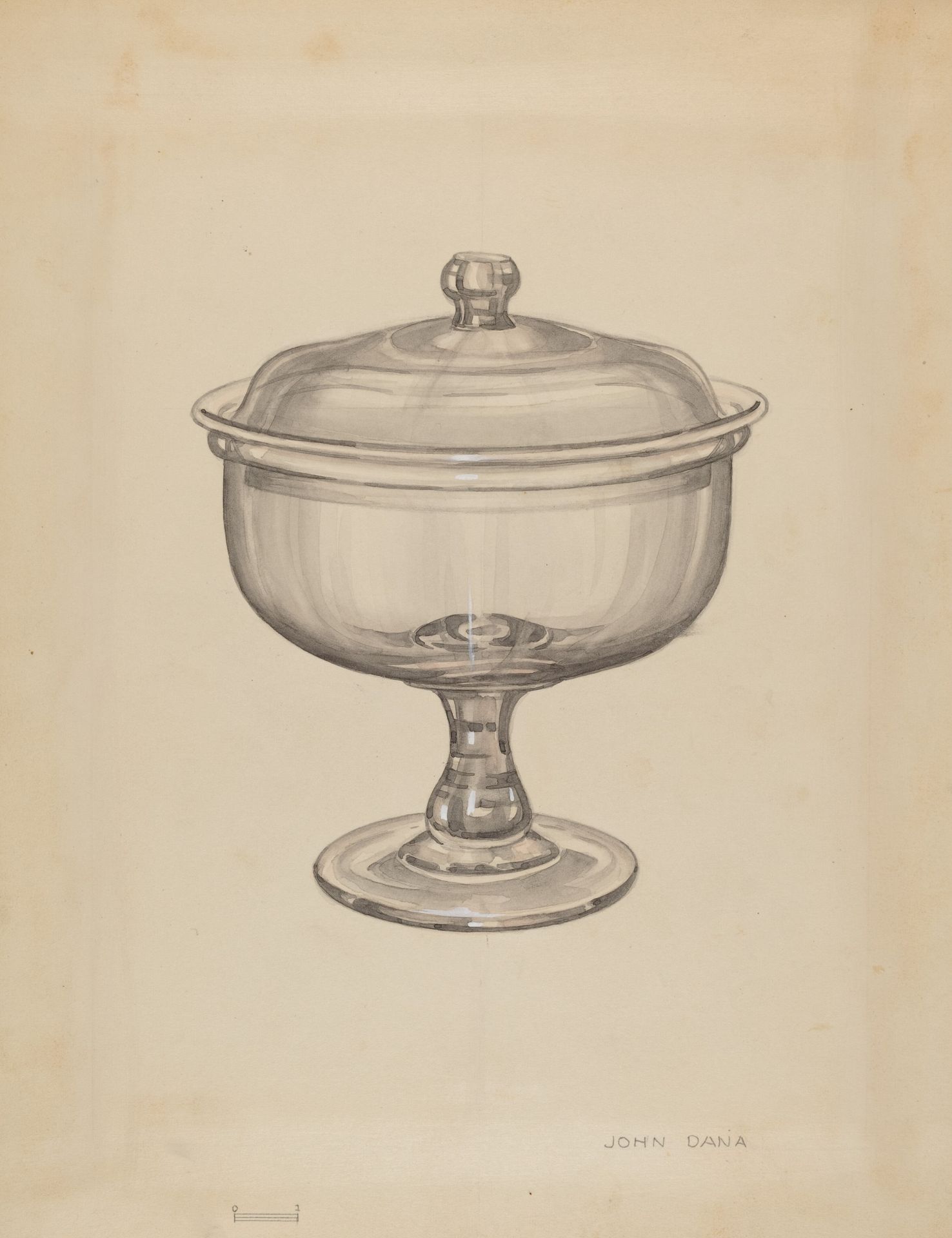 Covered Compote by John Dana