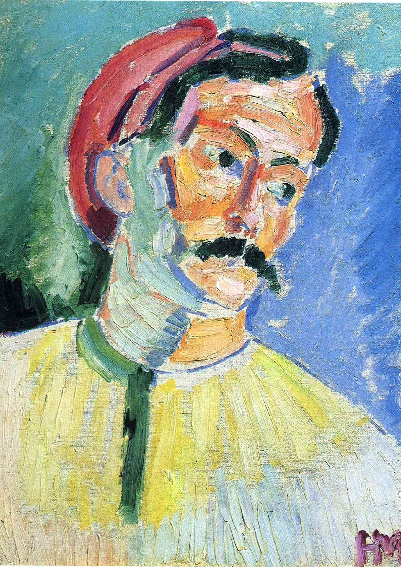 Portrait of Andre Derain by Henri Matisse
