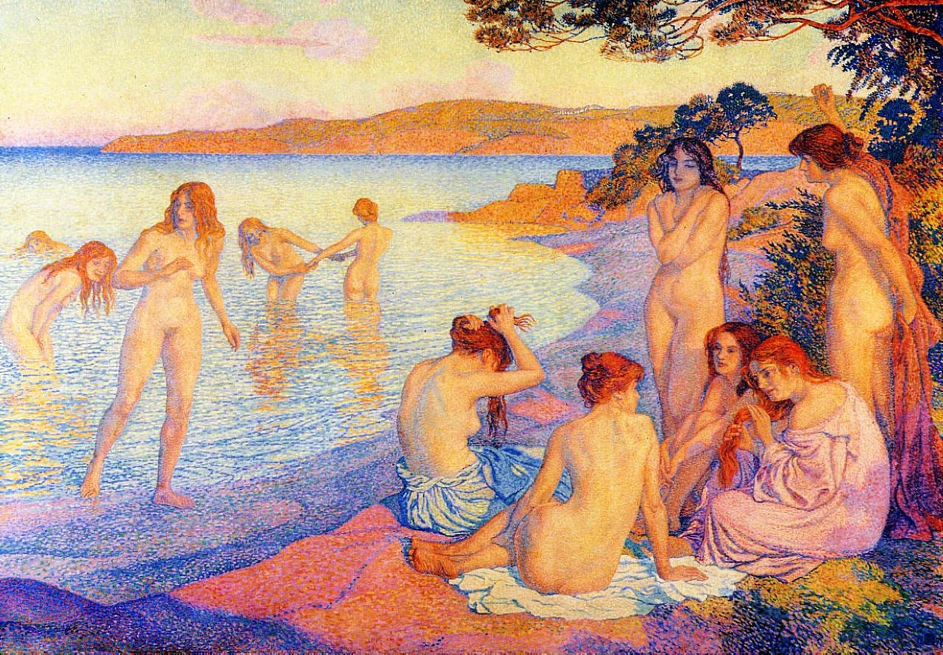 The burning time by Theo van Rysselberghe