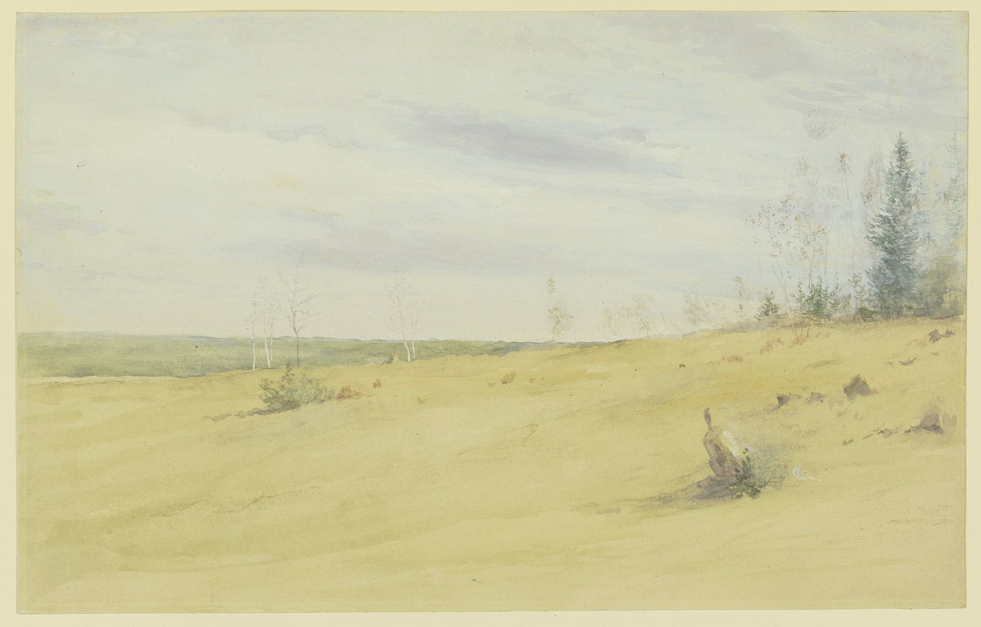 Sunburnt heather by Wilhelm Amandus Beer