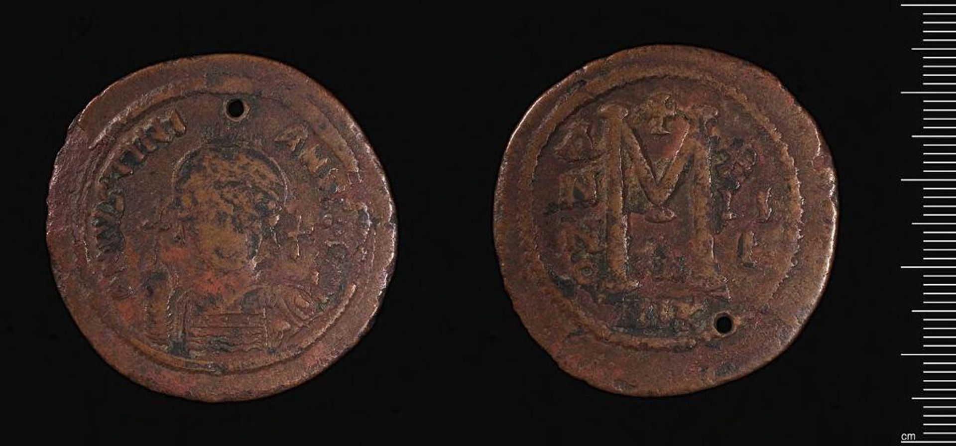Coin of Justinian I by Justinian I