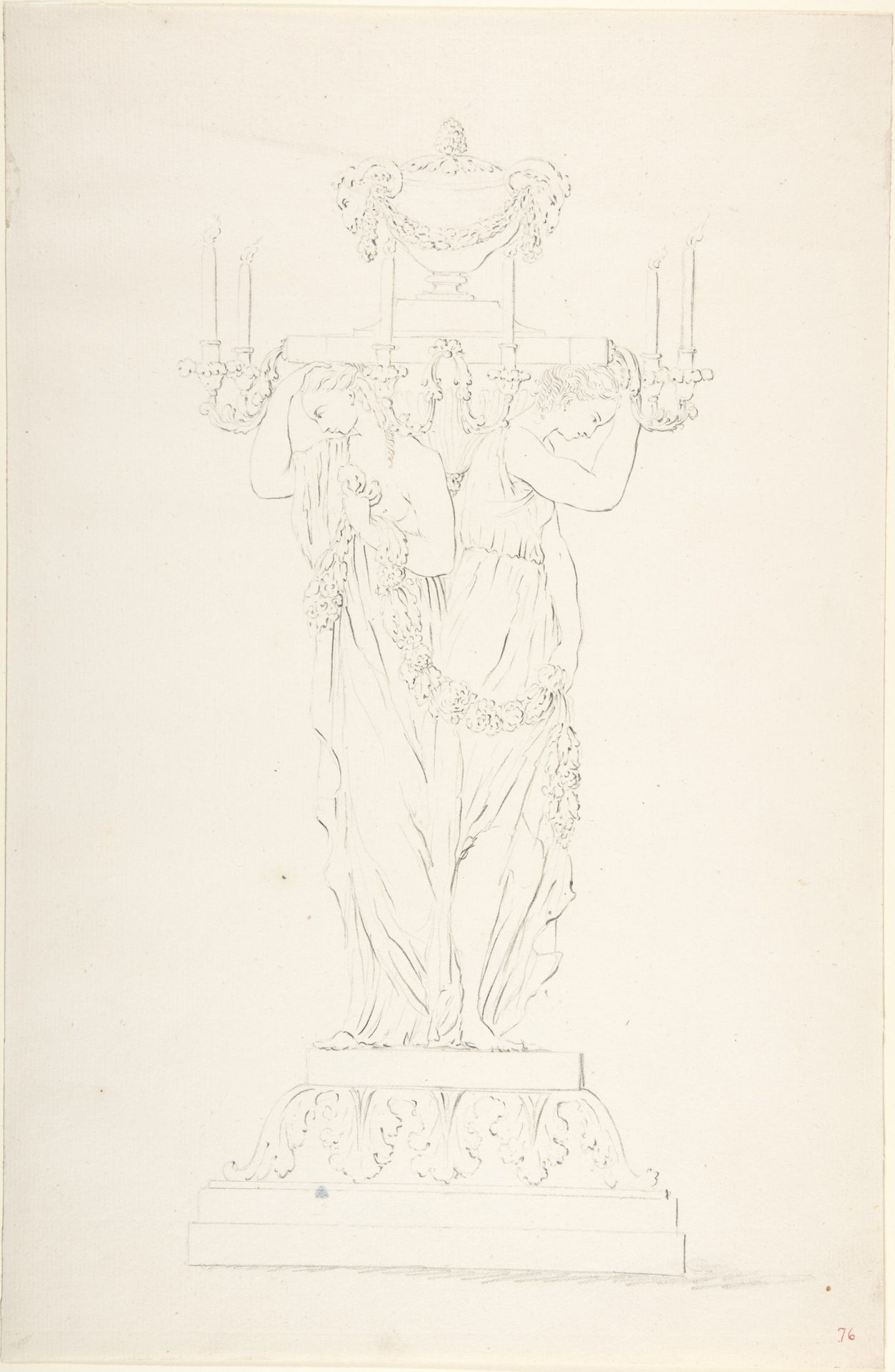 Design for a Candelabra by Anonymous