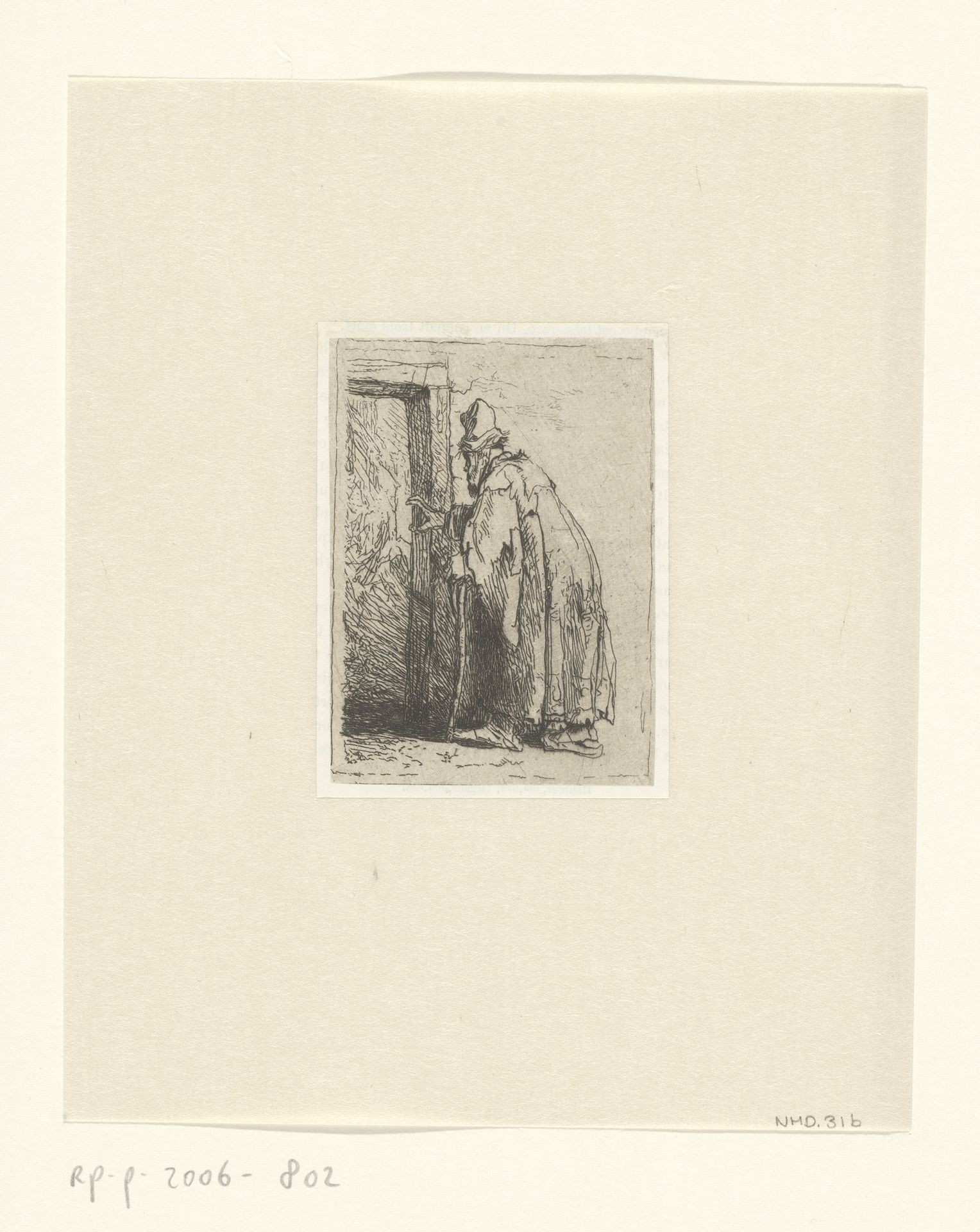 The blindness of Tobit: a sketch by Léopold Flameng