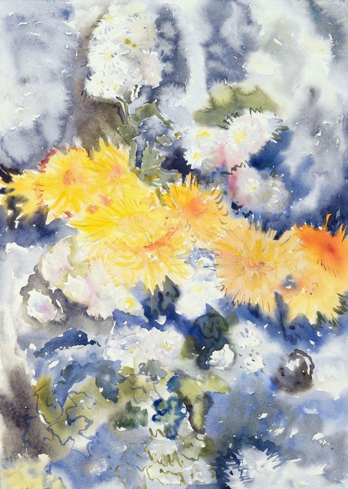 Yellow and Blue by Charles Demuth