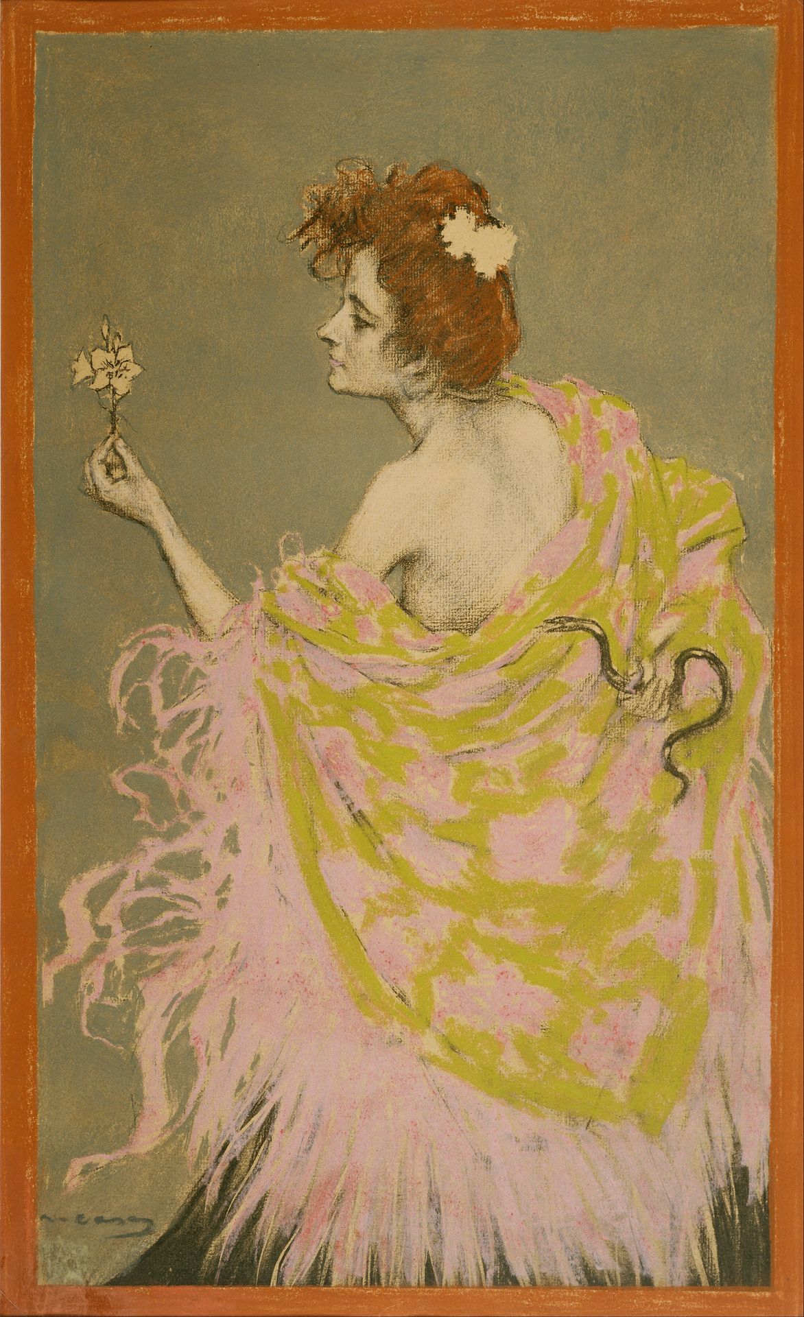 Original Design for the Poster 'sífilis by Ramón Casas
