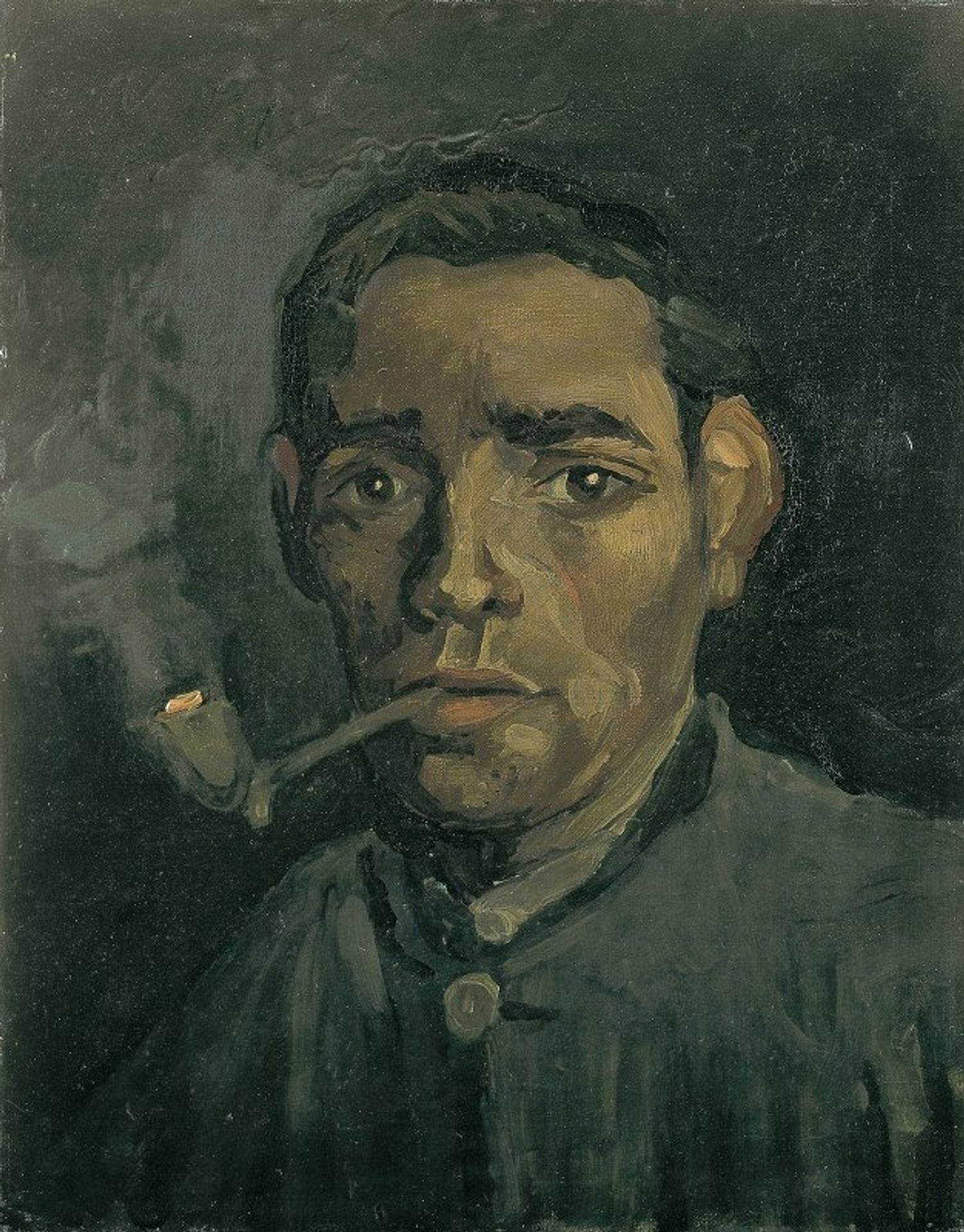 Head Of A Man by Vincent van Gogh