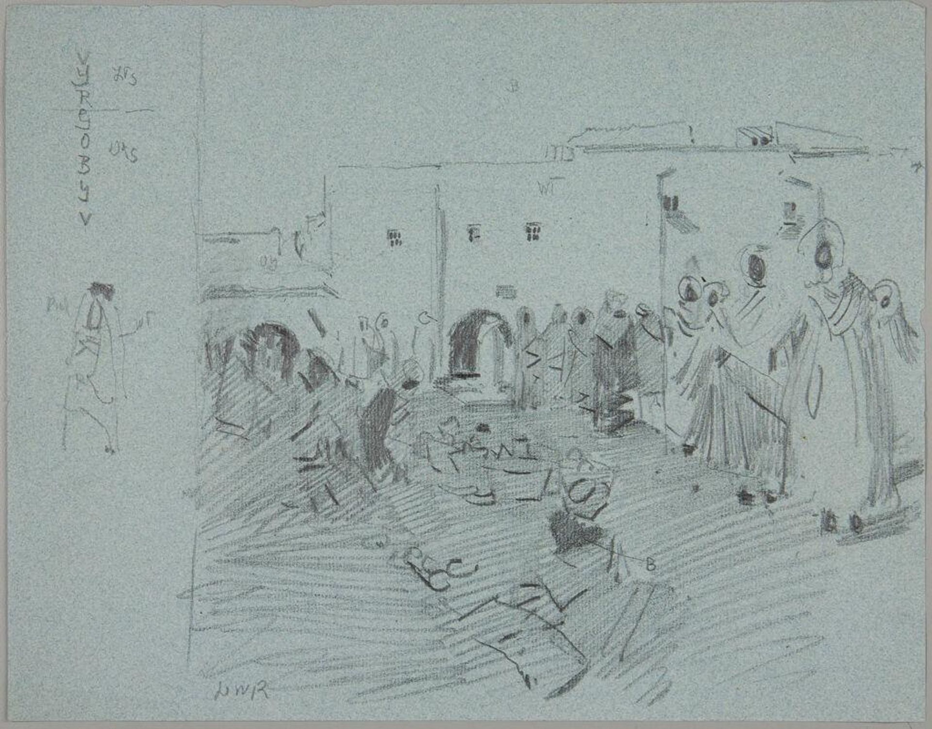Market Scene, Algeria (?) by Denman Waldo Ross