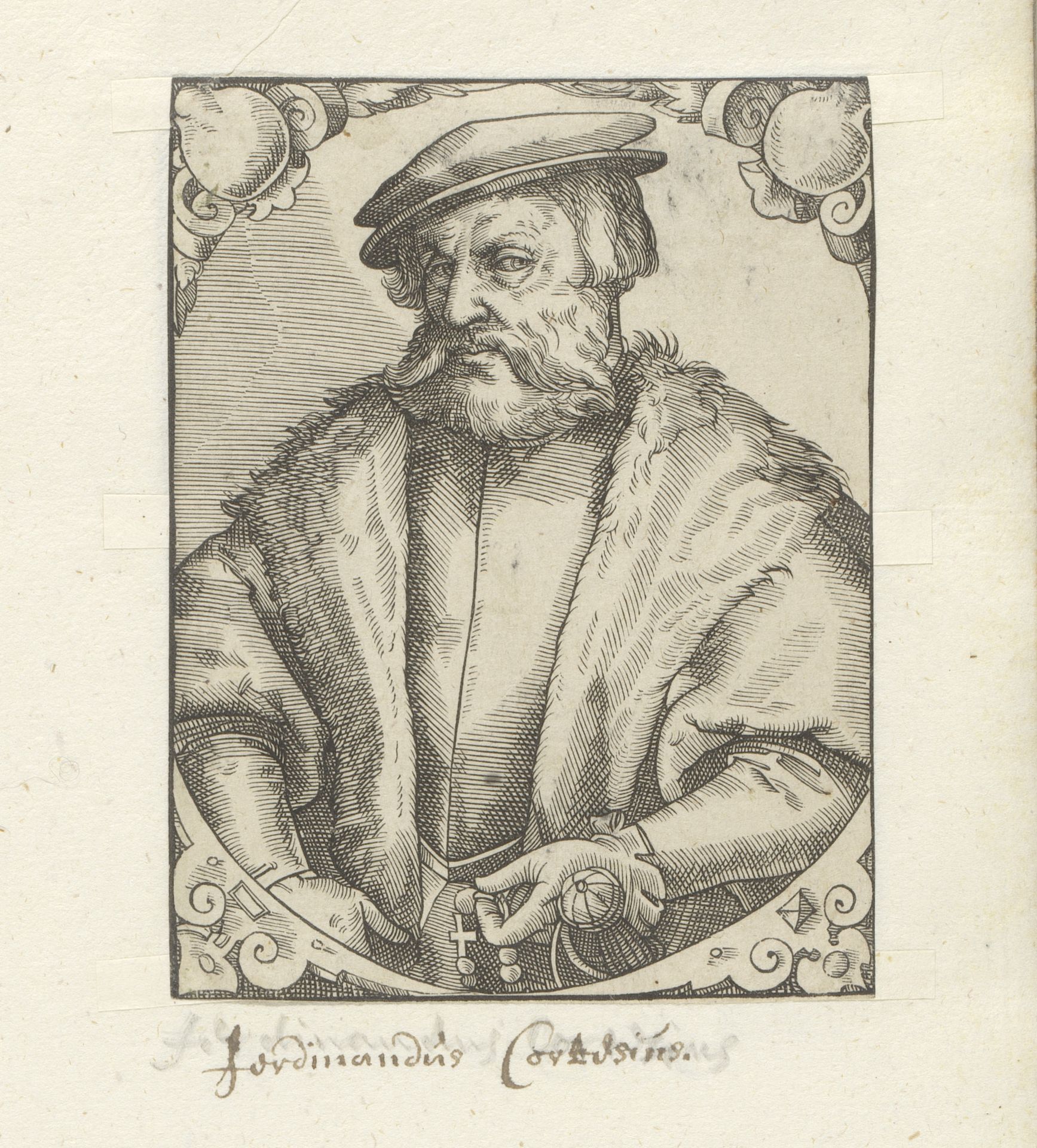 Portret van Hernán Cortés by Anonymous