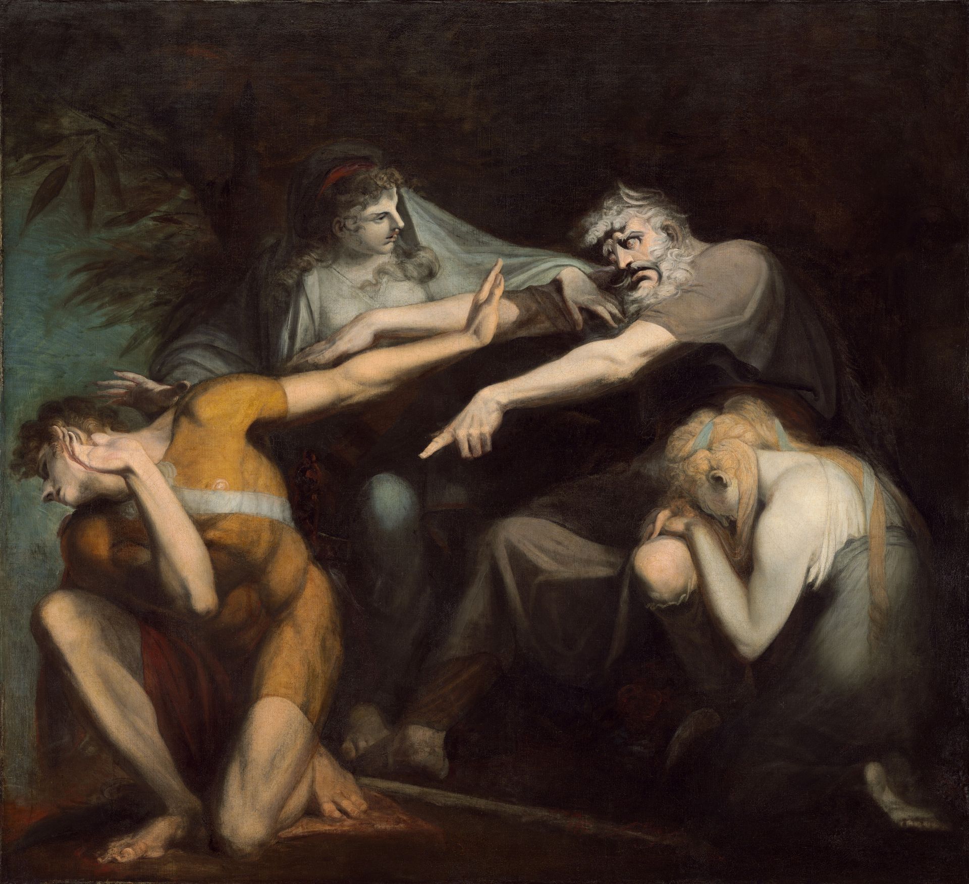 Oedipus Cursing His Son Polynices by Henry Fuseli
