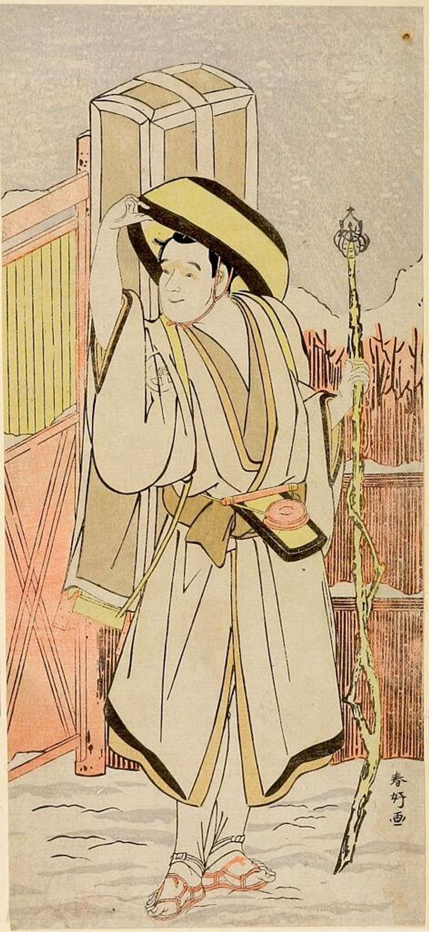 Actor Otani Tokuji AS A BUDDHIST PRIEST by Katsukawa ShunkÅ
