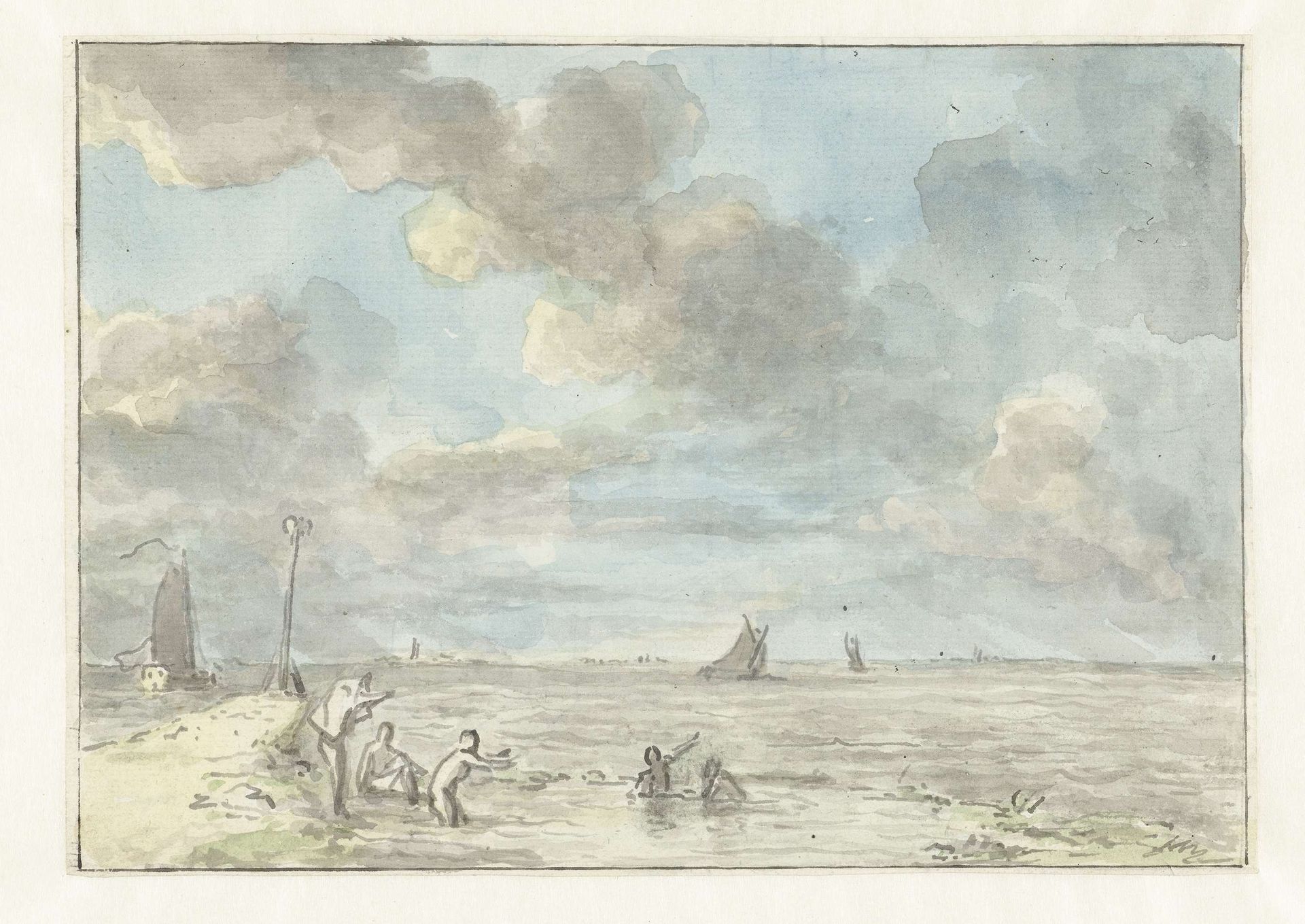 De Baak, een badplaats aan het IJ by Jurriaan Andriessen