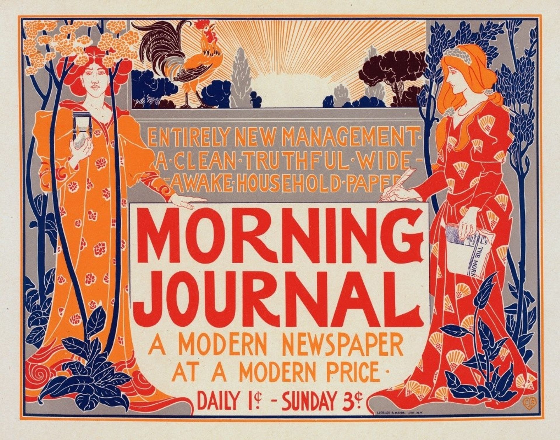 Morning Journal by Louis Rhead