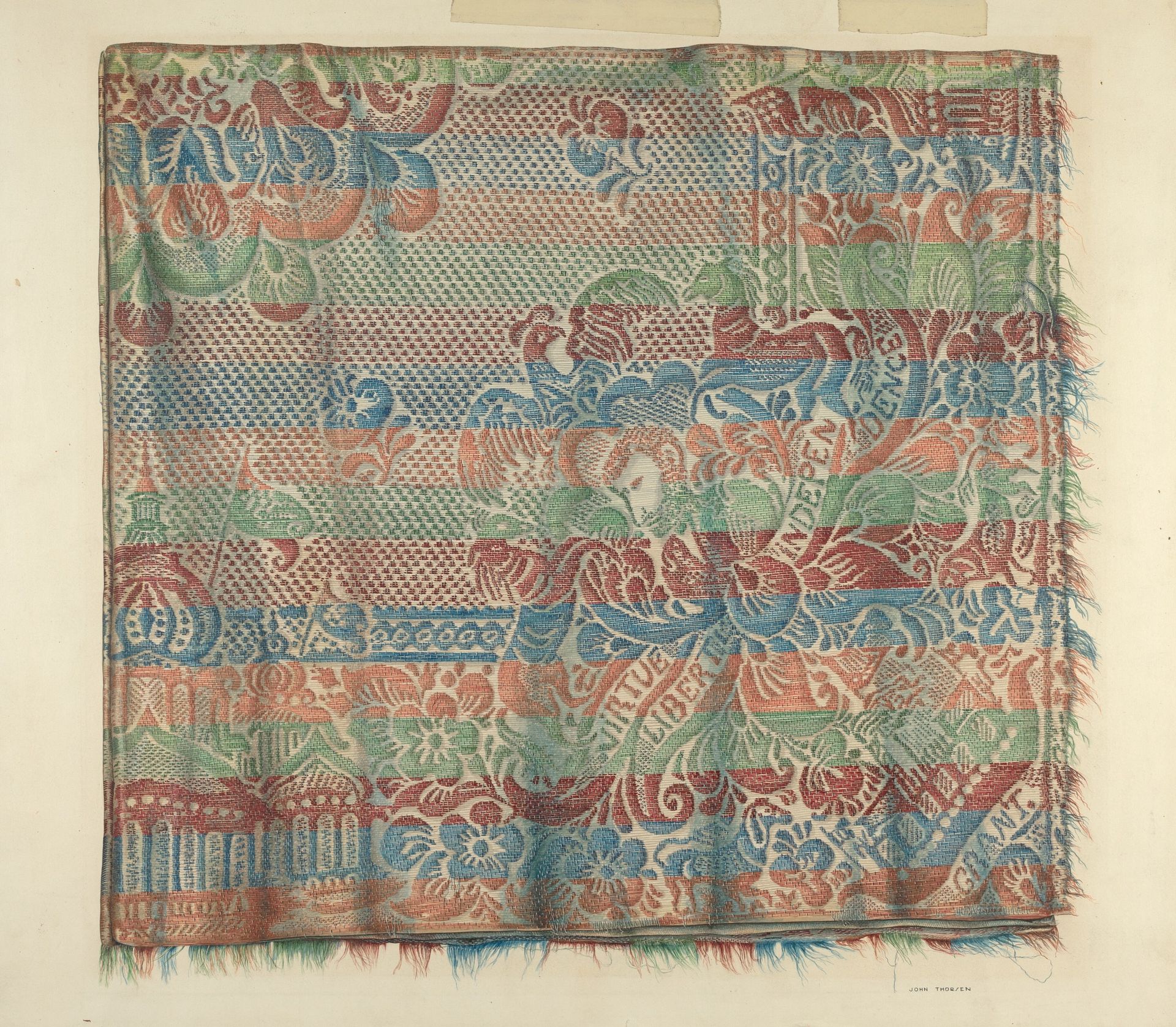 U.S. Grant Coverlet by John Thorsen