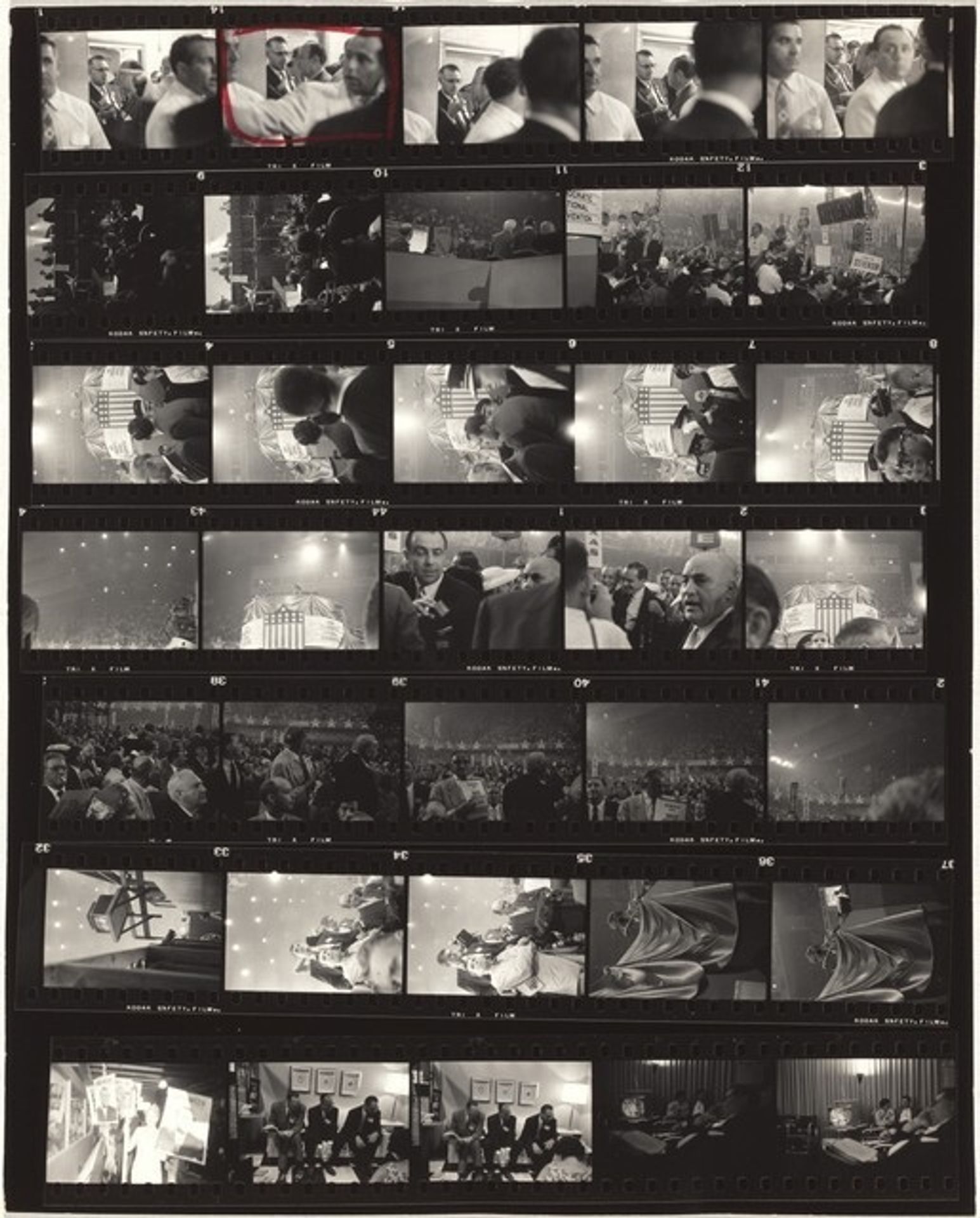 Adlai Stevenson--Convention 4 by Robert Frank