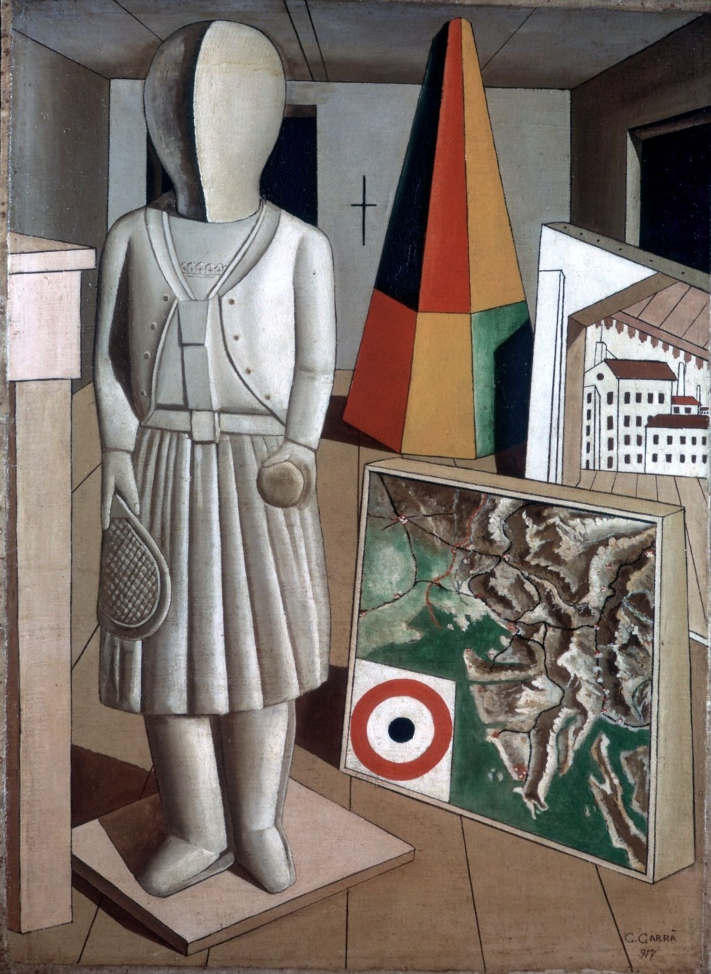 The Metaphysical Muse by Carlo Carra