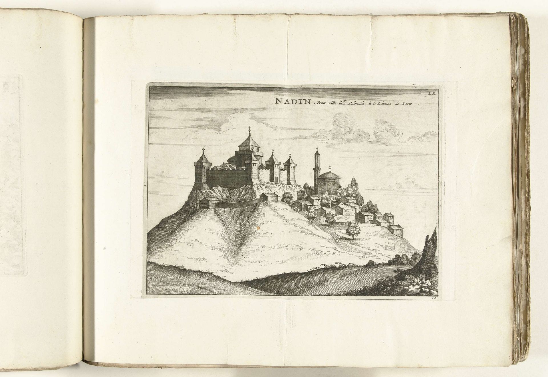 Gezicht op Nadin in Kroatië, ca. 1702 by Anonymous