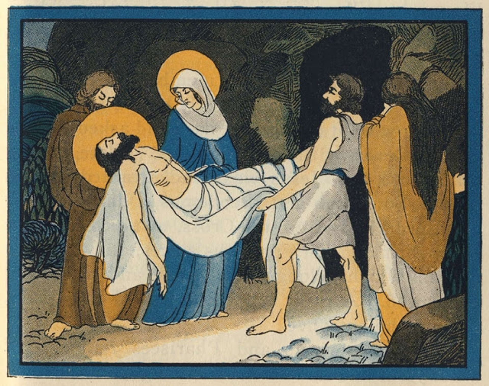 The Entombment of Jesus Christ by Esther Newport