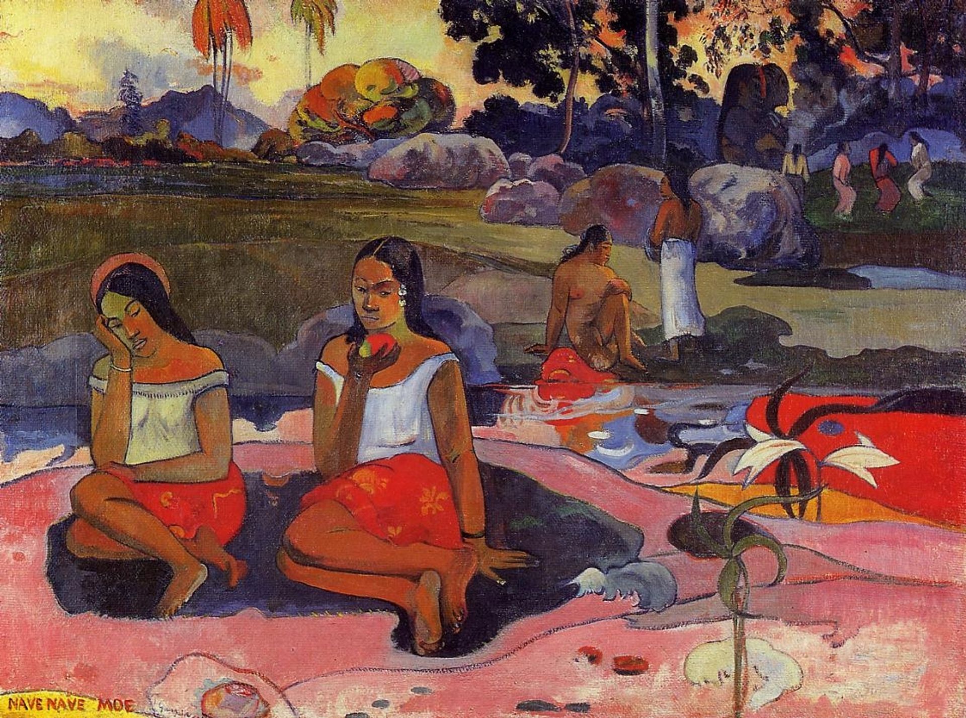 Sacred Spring by Paul Gauguin