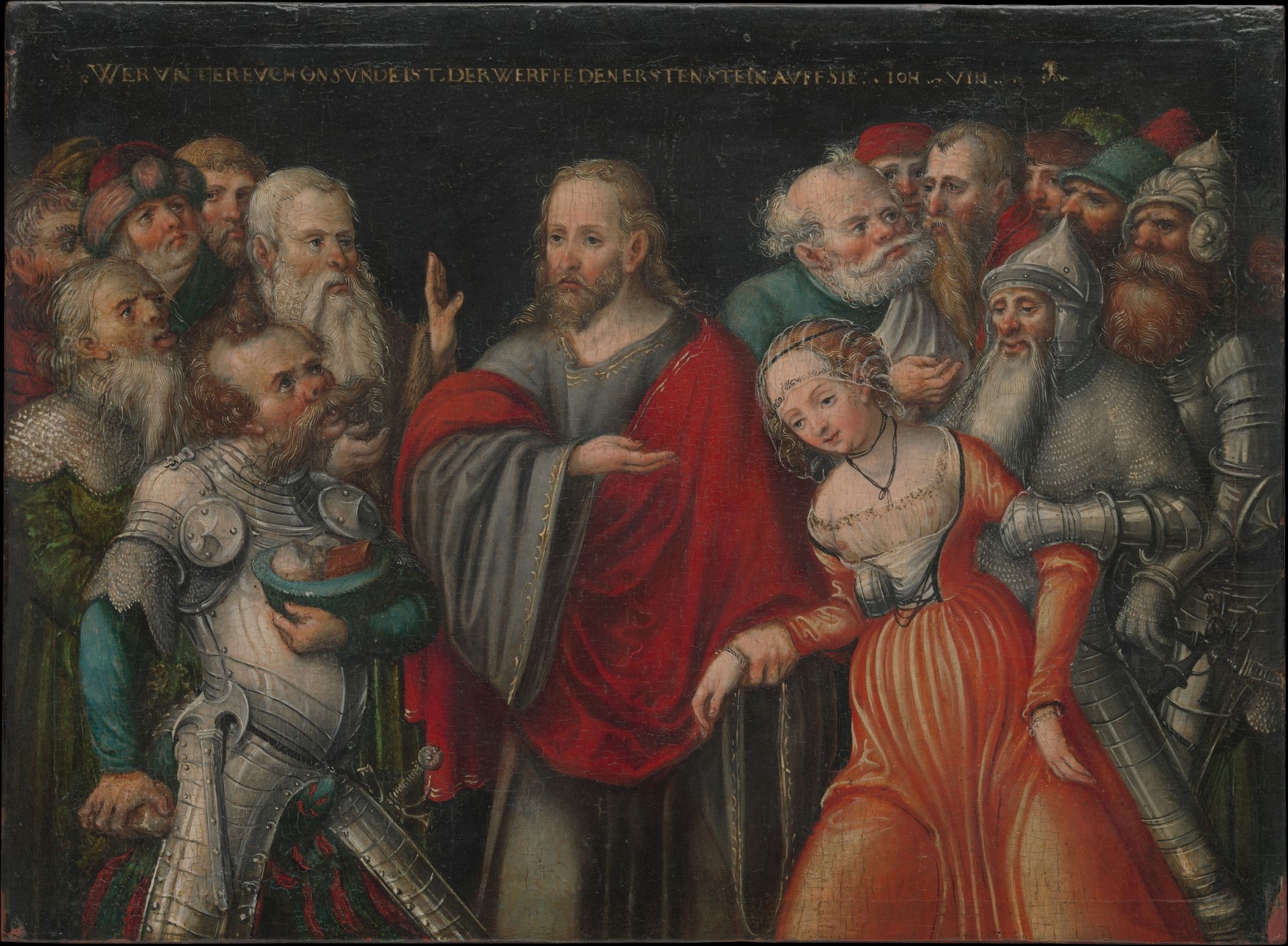 Christ and the Adulteress by Lucas Cranach the Younger