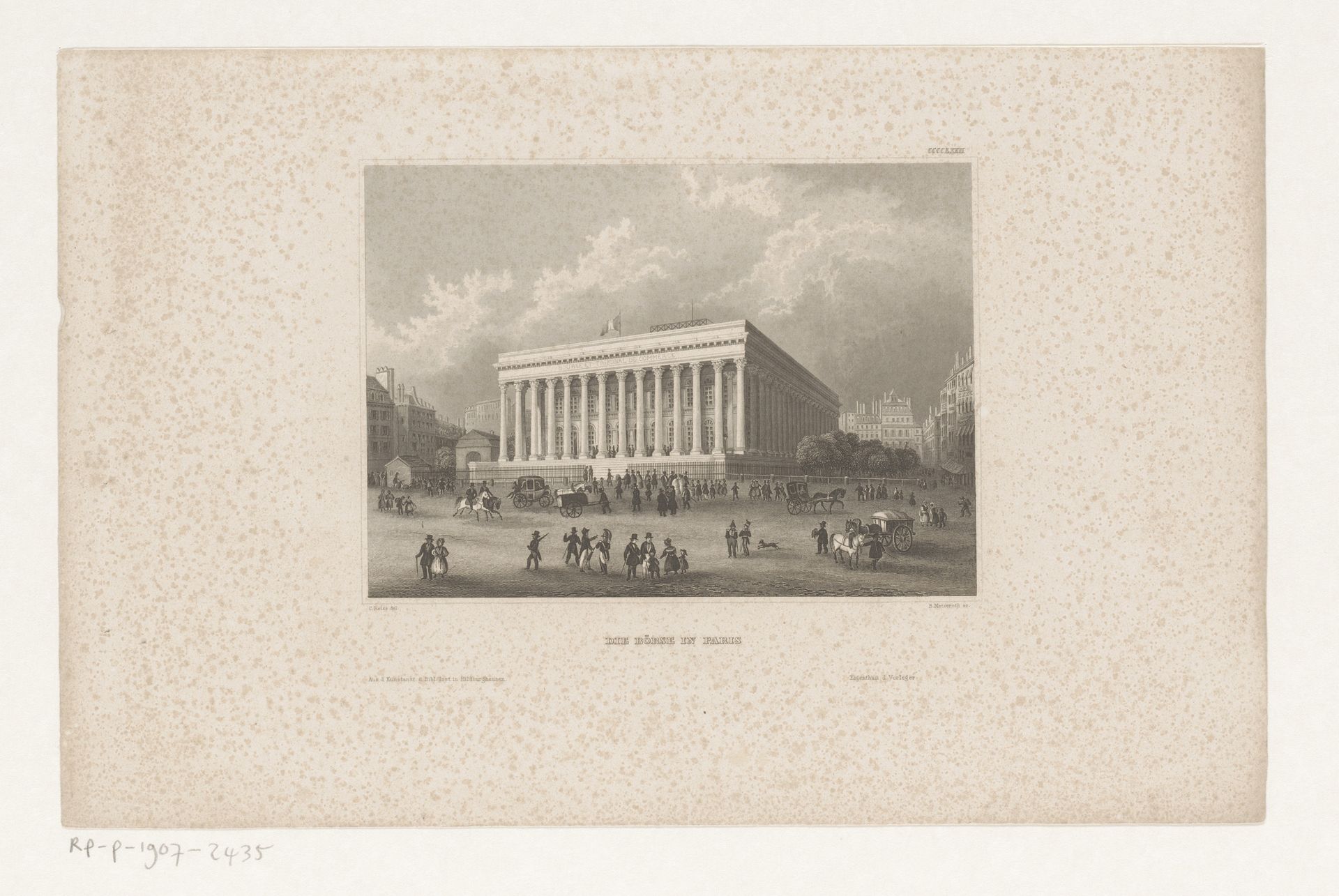 De Beurs van Parijs by B. Metzeroth