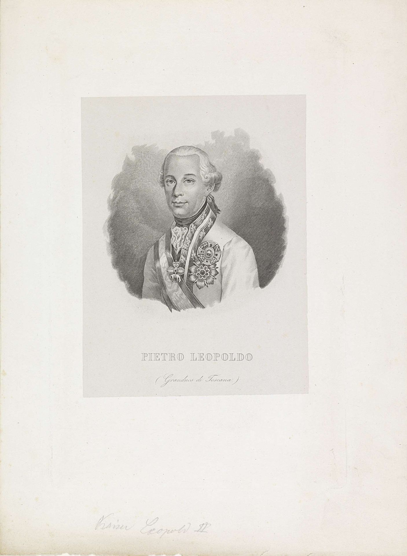 Portret van Keizer Leopold II van Duitsland by Gaetano Bonatti