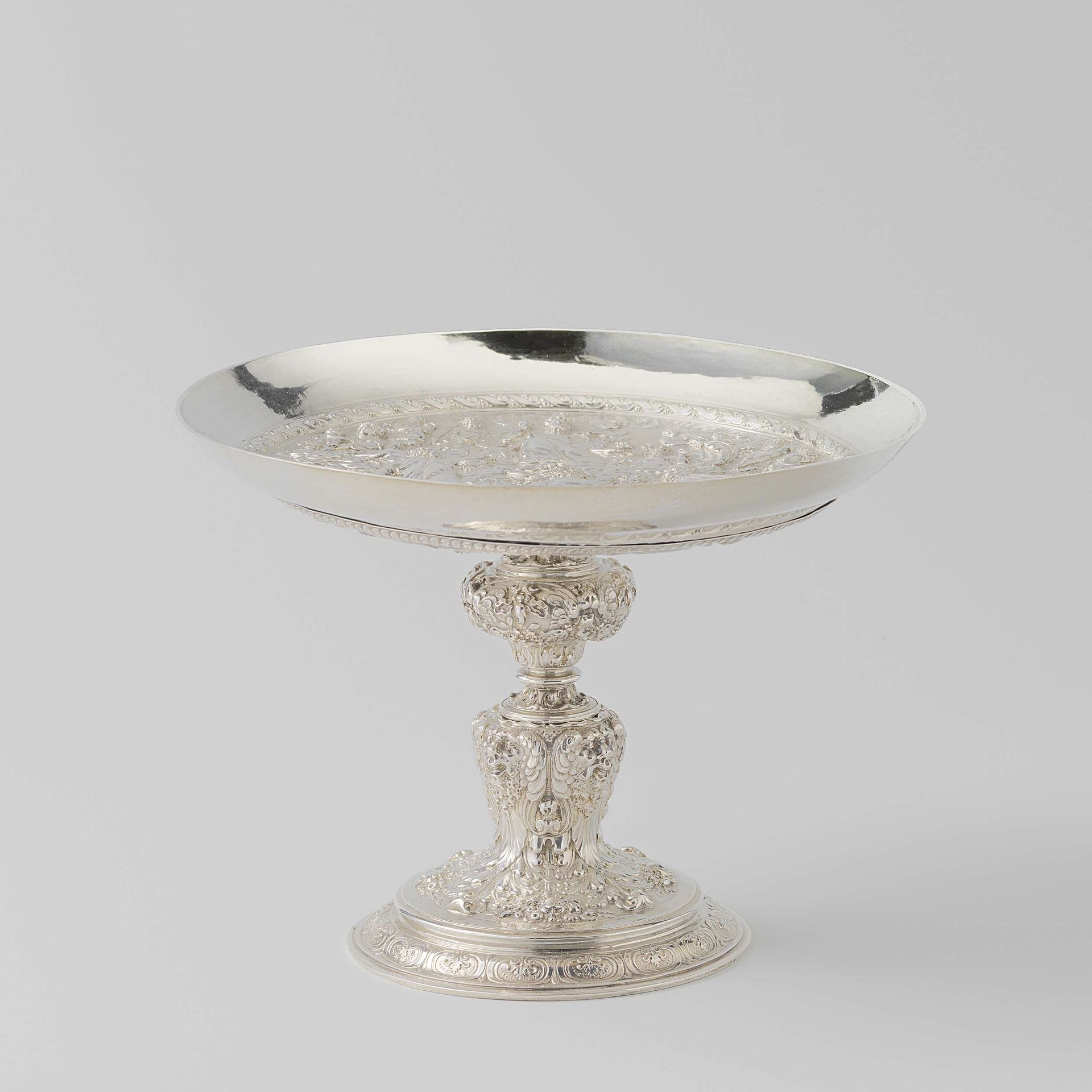 Tazza (footed drinking cup) with a Gathering of the Olympian Gods by Aelbert Verhaer