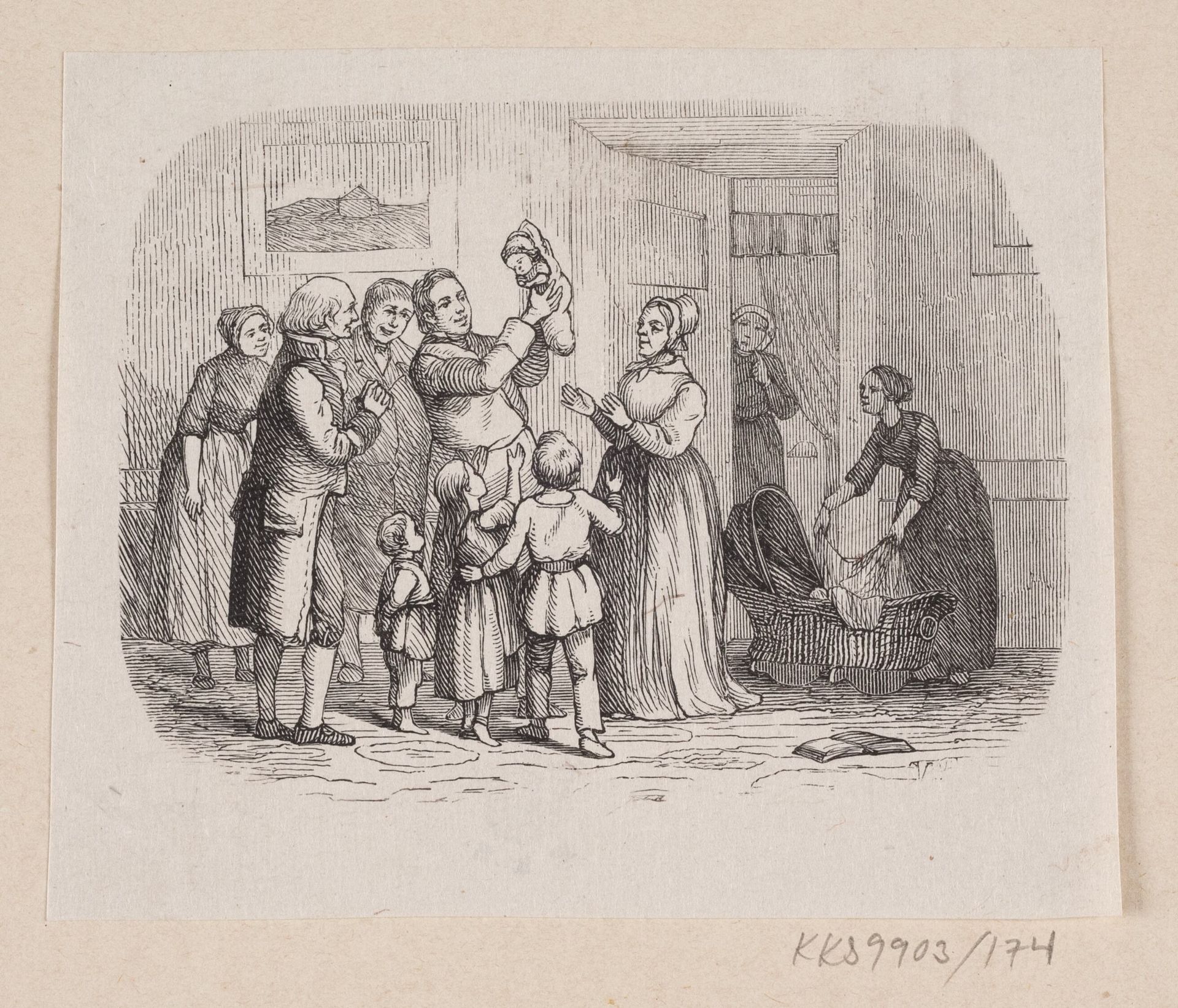Illustration til "Den sidste Perle" i H.C. Andersen, "Eventyr og Historier", Bind 2 by H.P. Hansen
