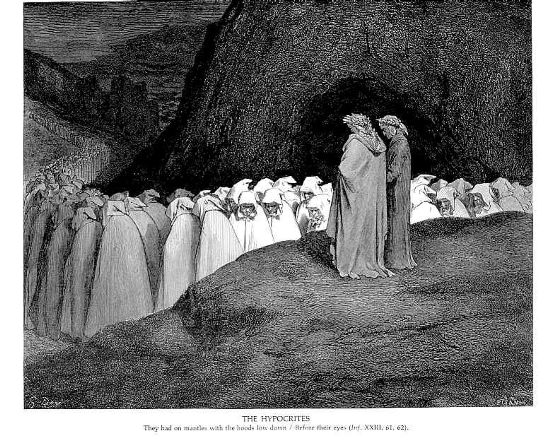 The Hypocrites by Gustave Dore