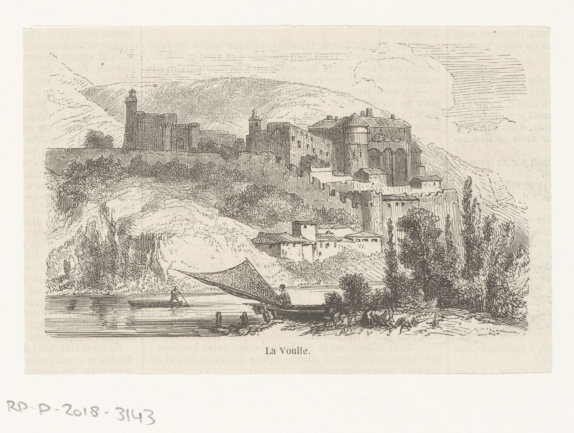 Gezicht op La Voulte-sur-Rhône by Anonymous