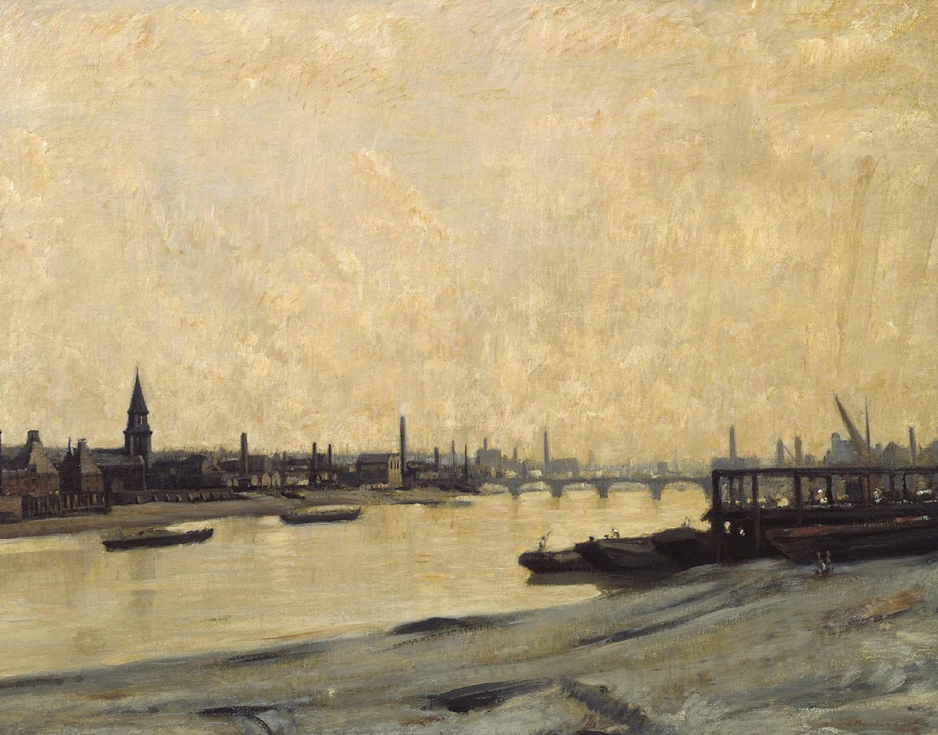 Battersea Reach by  David Muirhead