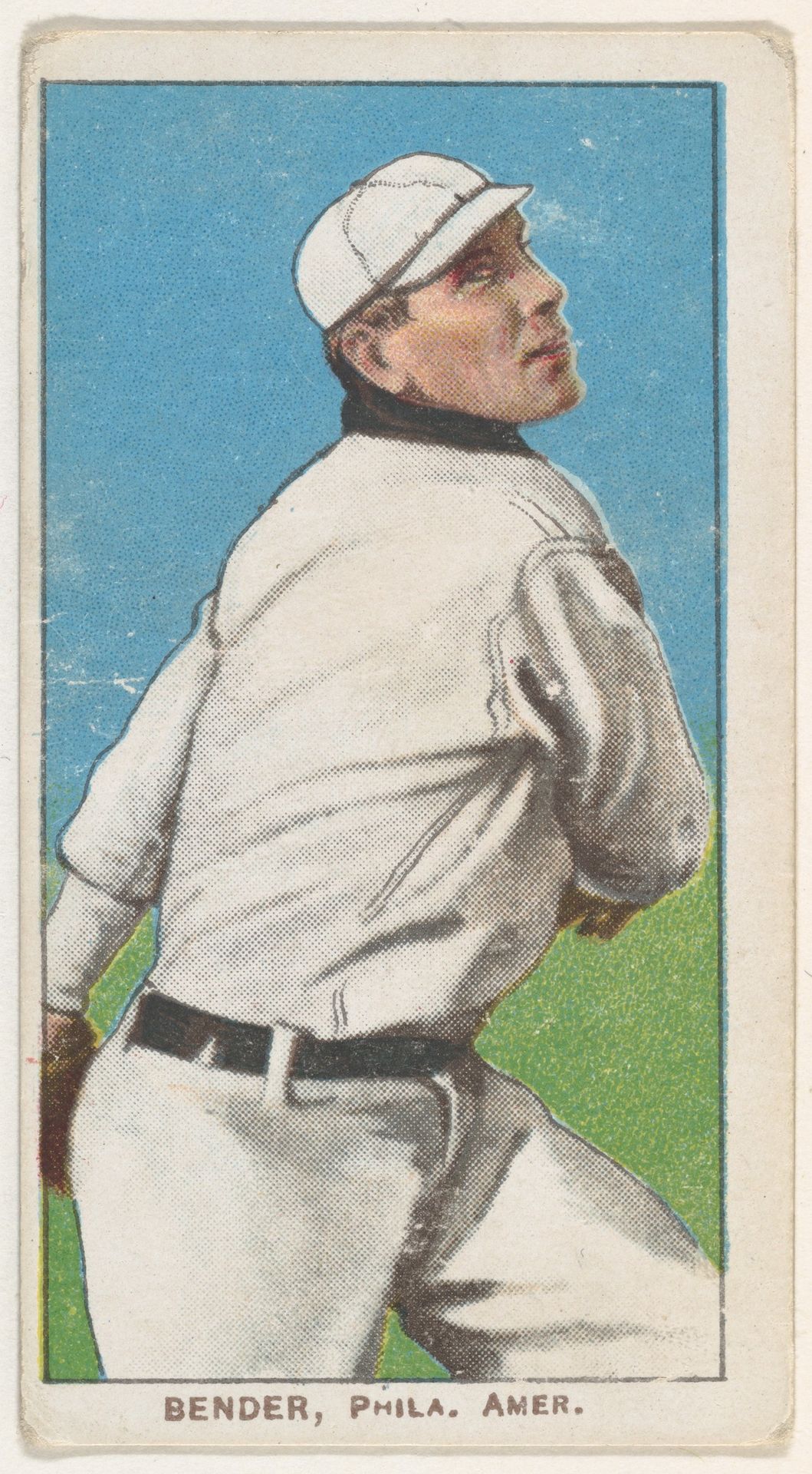 Bender, Philadelphia, American League, from the White Border series (T206) for the American Tobacco Company by American Tobacco Company