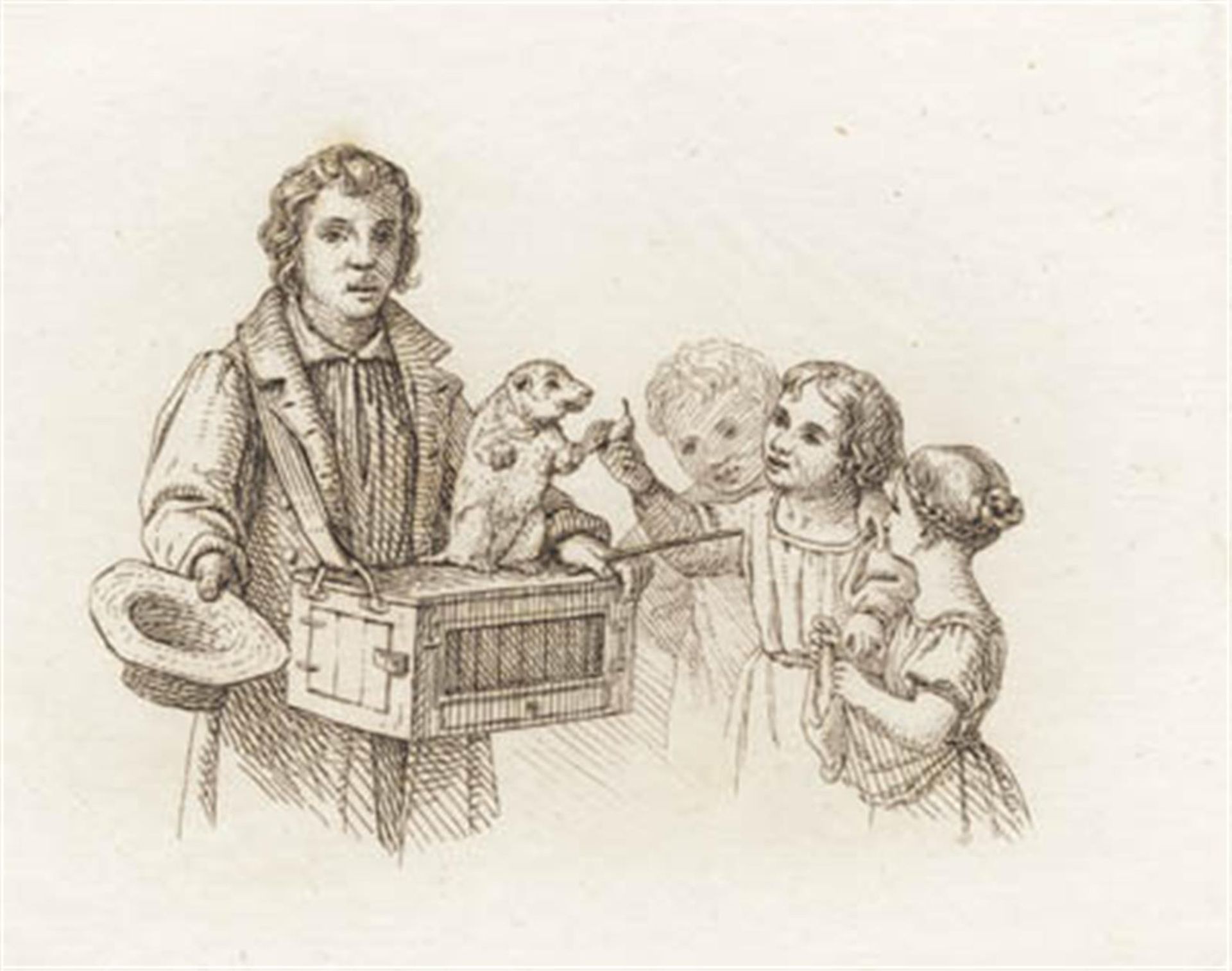 Illustration til "Halvhundrede Fabler for Børn" af Hey by Martinus Rørbye