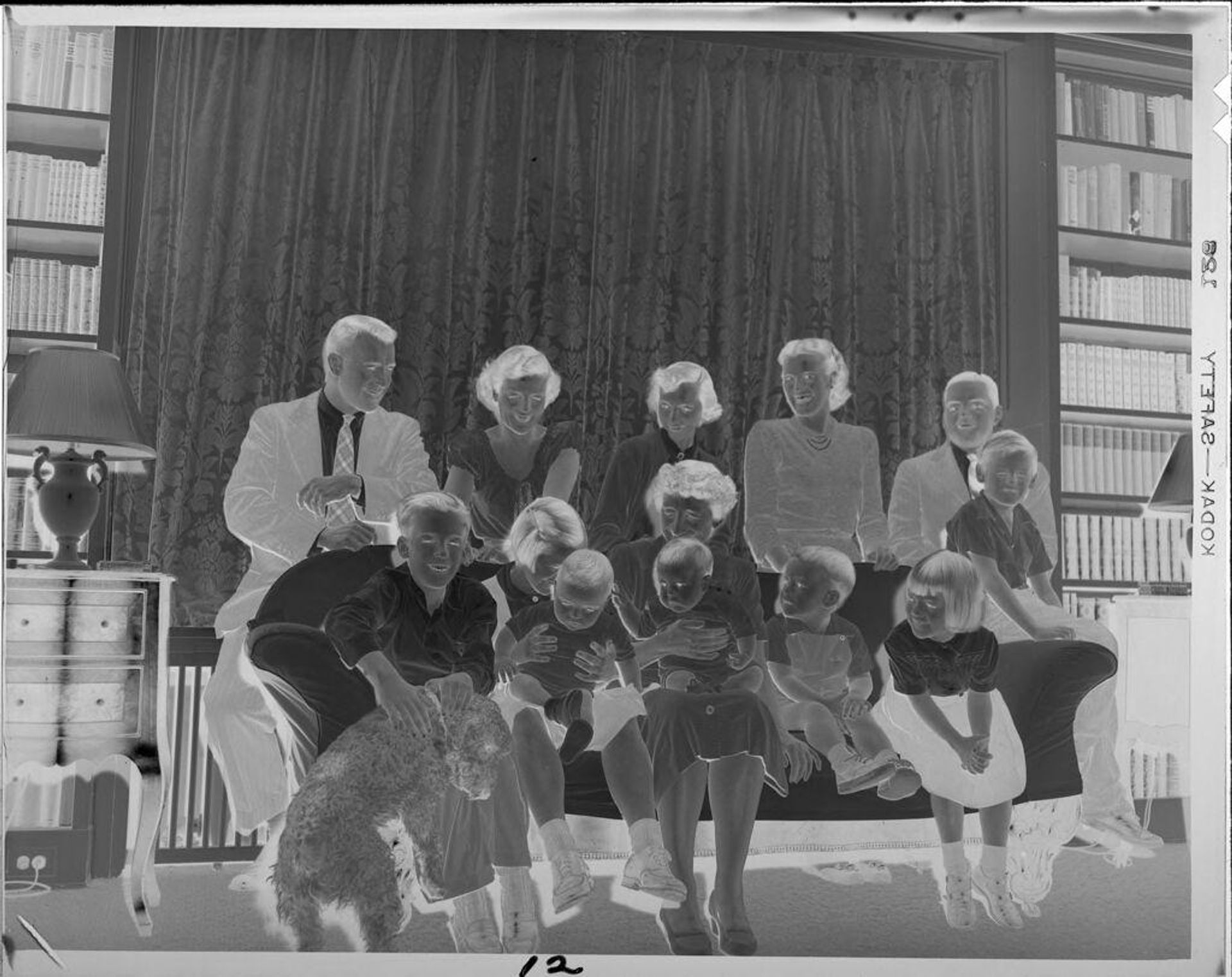Untitled (large family portrait) by Lucian and Mary Brown