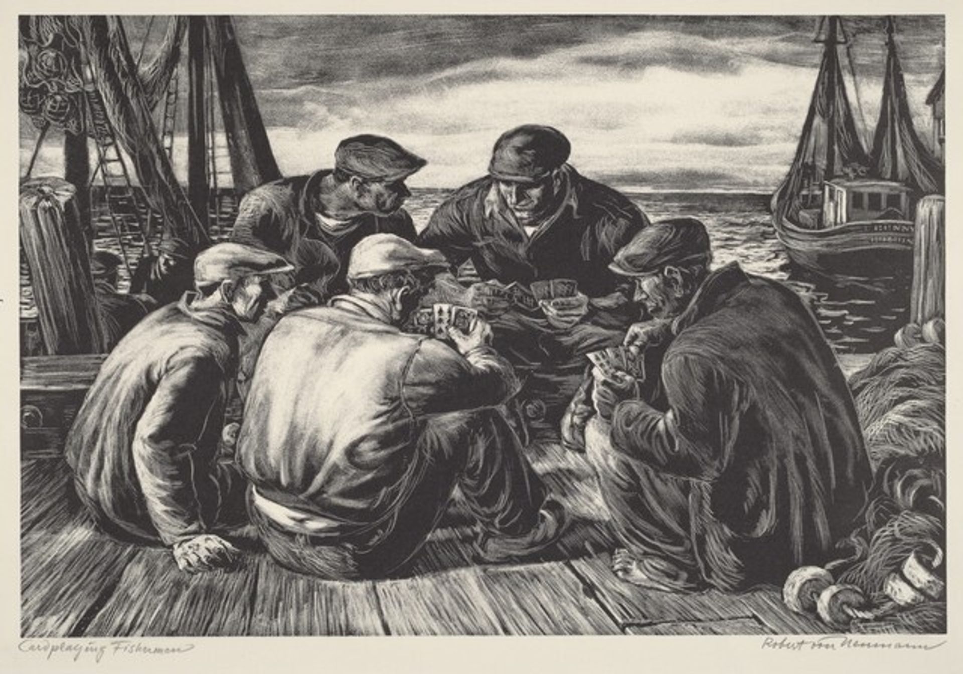 Card-Playing Fishermen by Robert von Neumann
