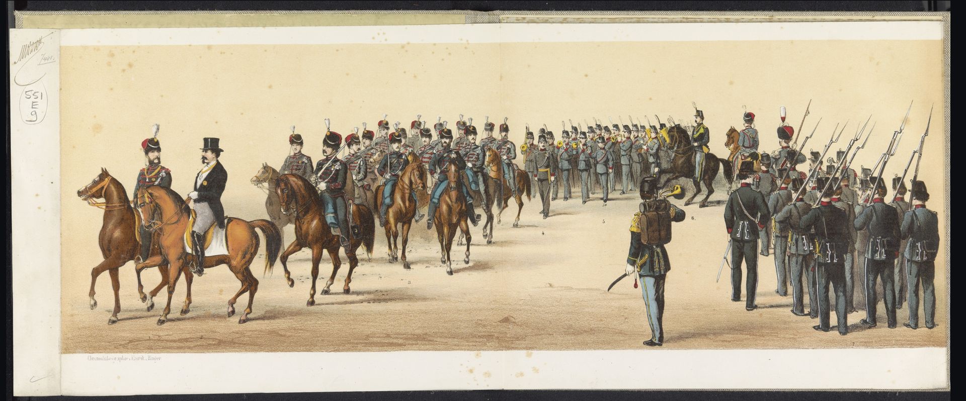Optocht te Haarlem, 1872 (plaat 1) by Emrik & Binger