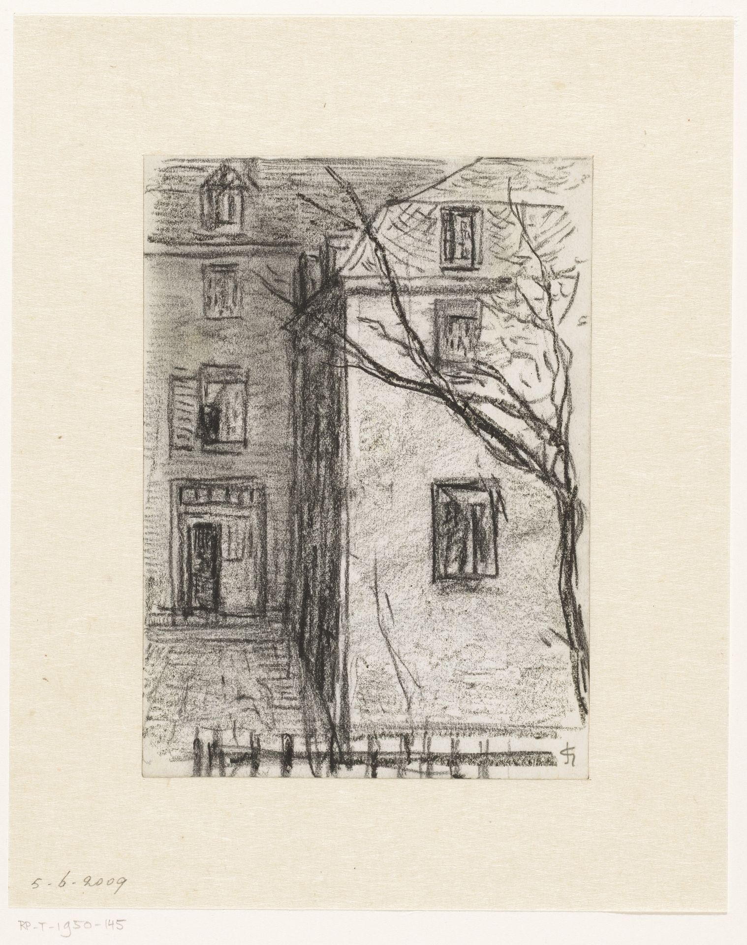 Geboortehuis van Beethoven in Bonn by Carel Nicolaas Storm van 's-Gravesande