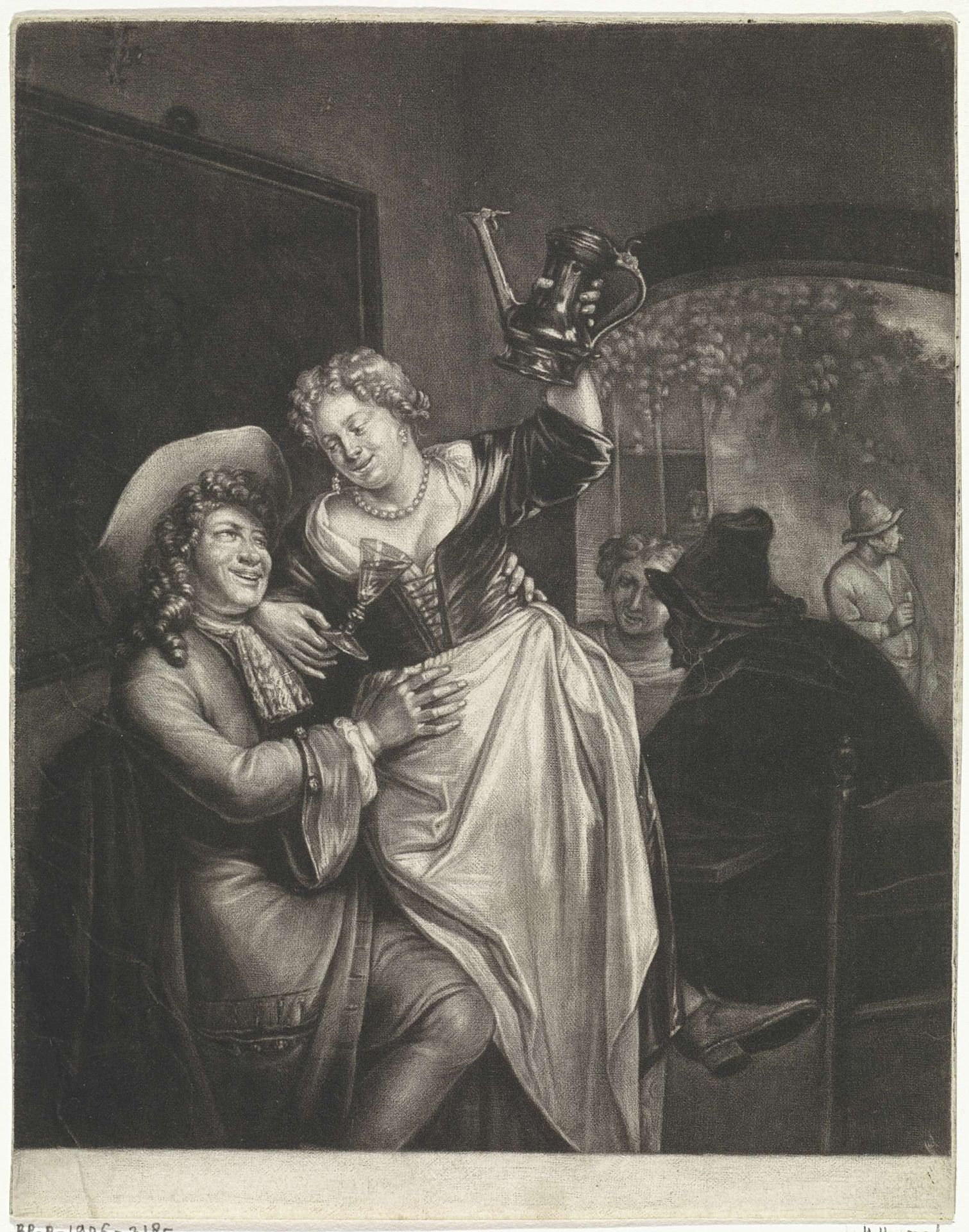 Vrolijke gastvrouw by Jacob Gole