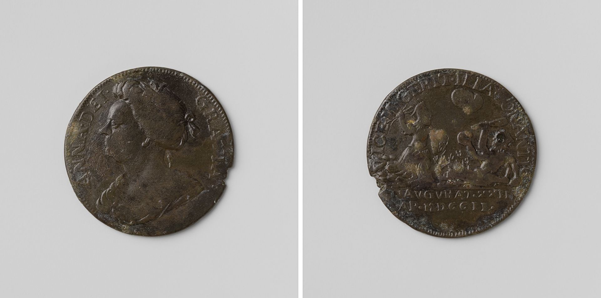 Kroning van Anna tot koningin van Engeland by Anonymous