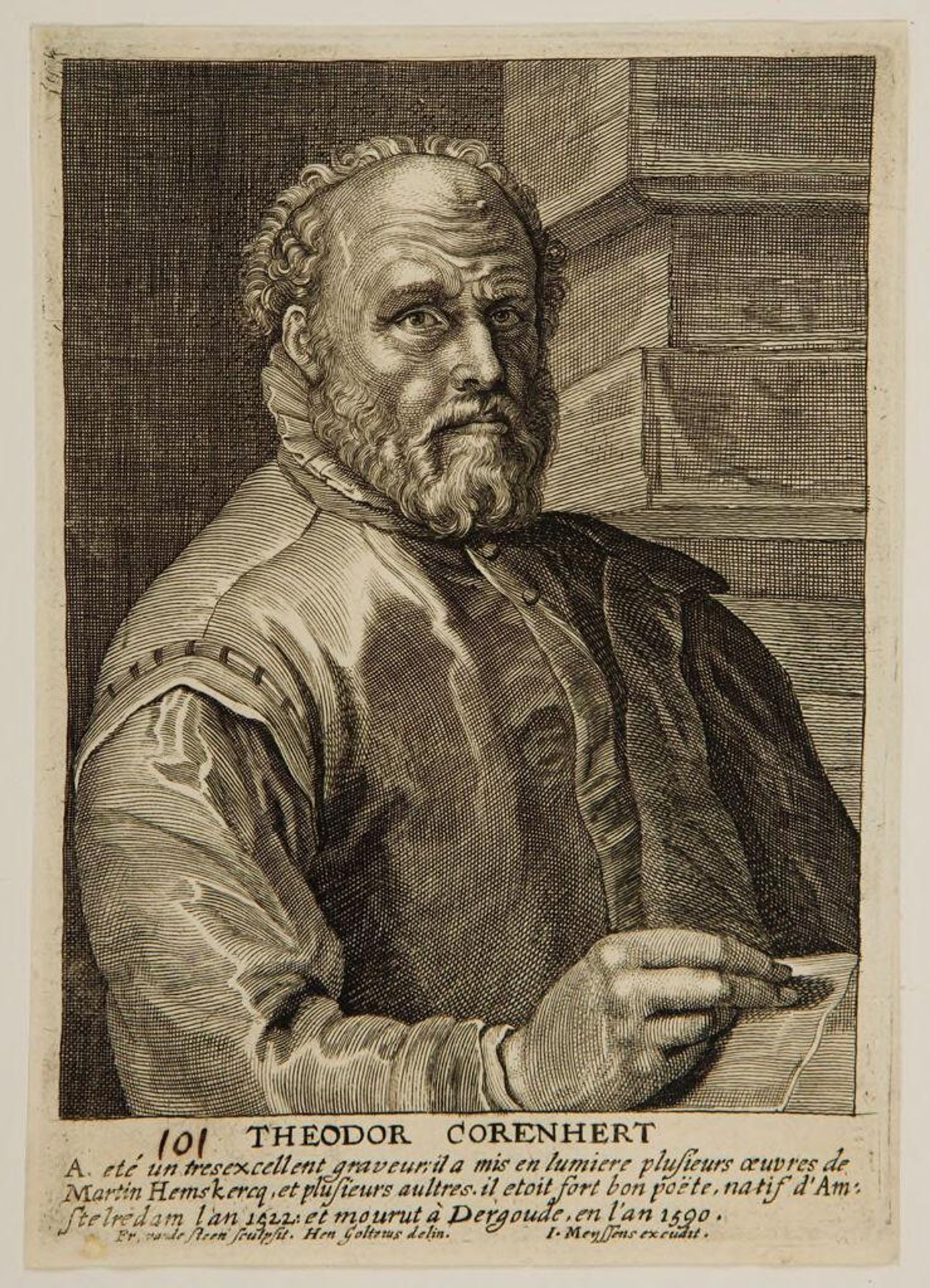 Theodor Corenhert by Frans van der Steen