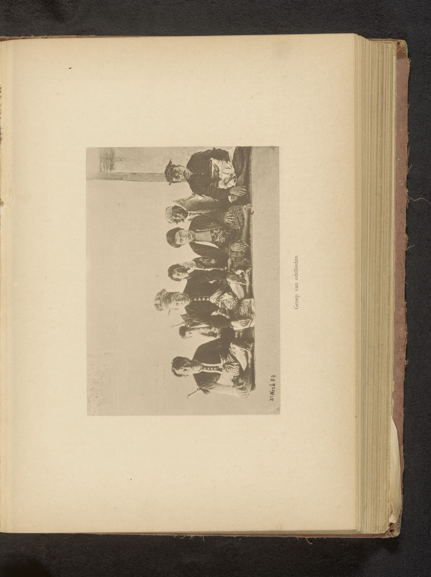 Groep onbekende mannen by Christiaan Johan Neeb