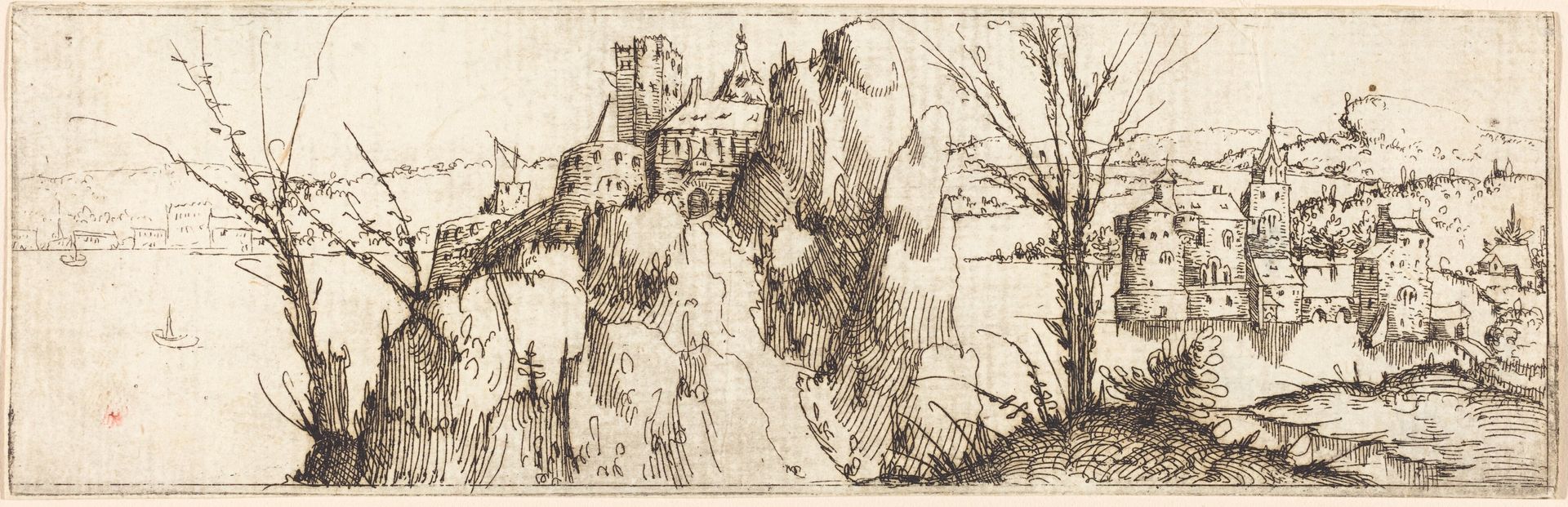 Landscape with a Lake by Augustin Hirschvogel
