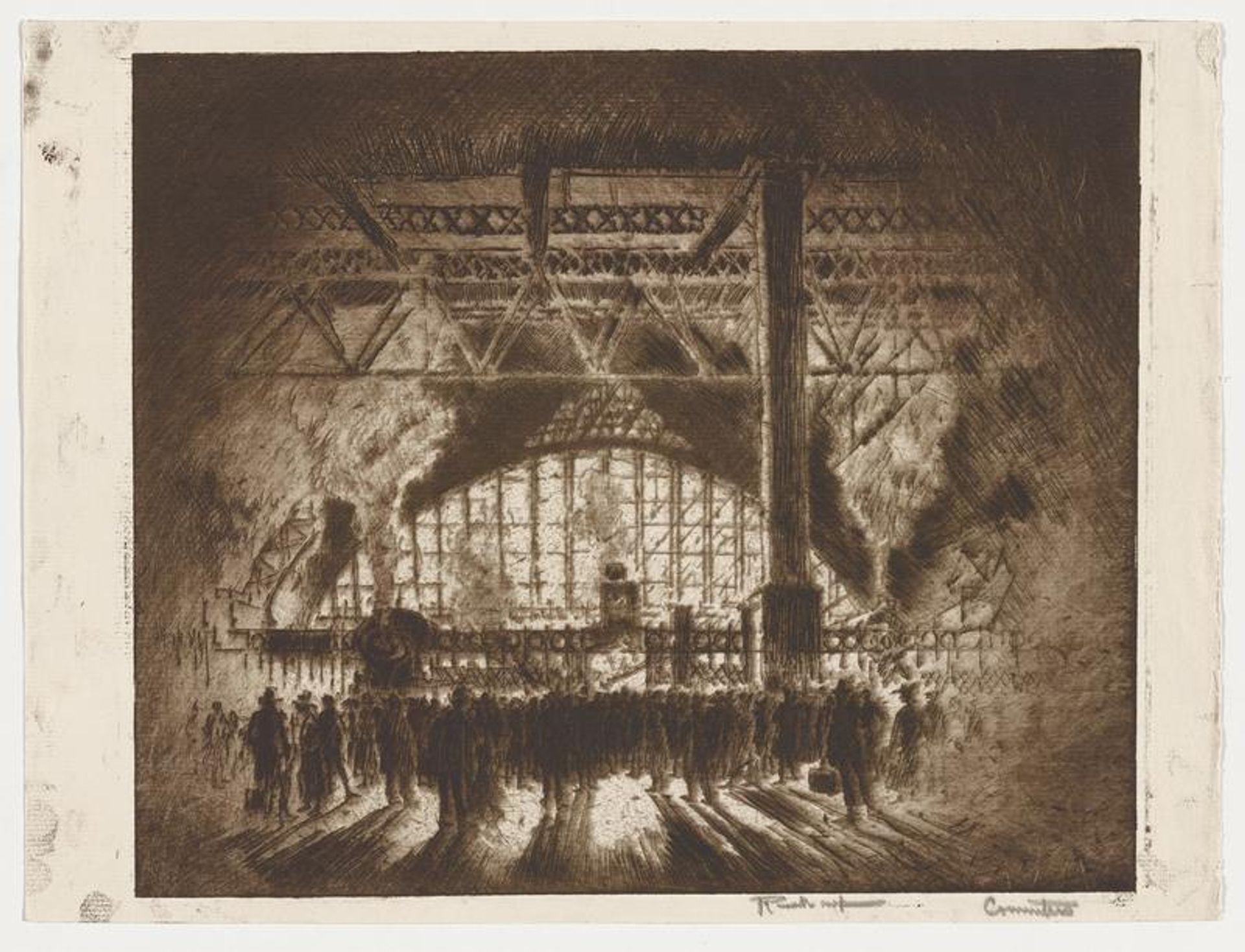 The Commuters by Joseph Pennell