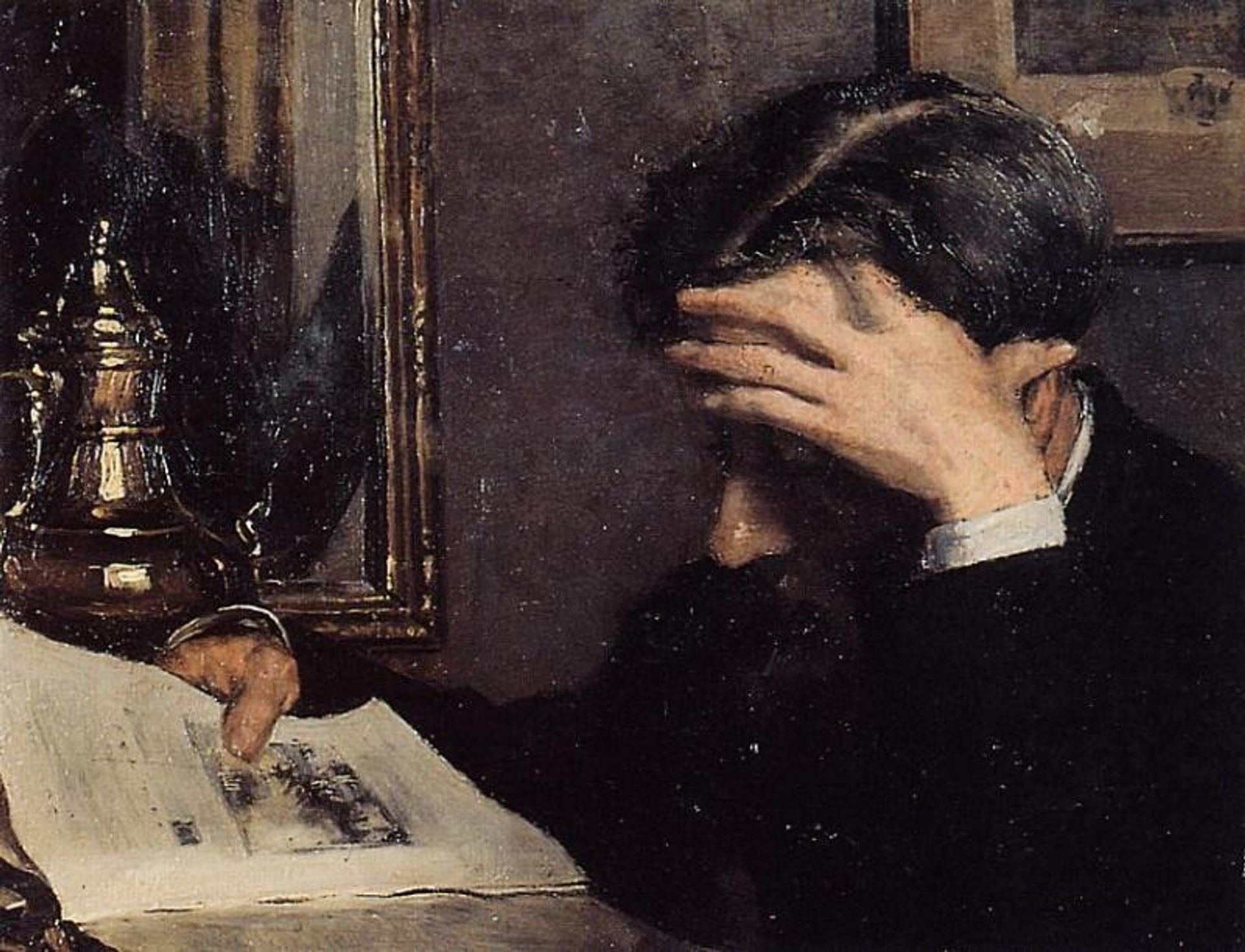 Man Reading by Georges Lemmen