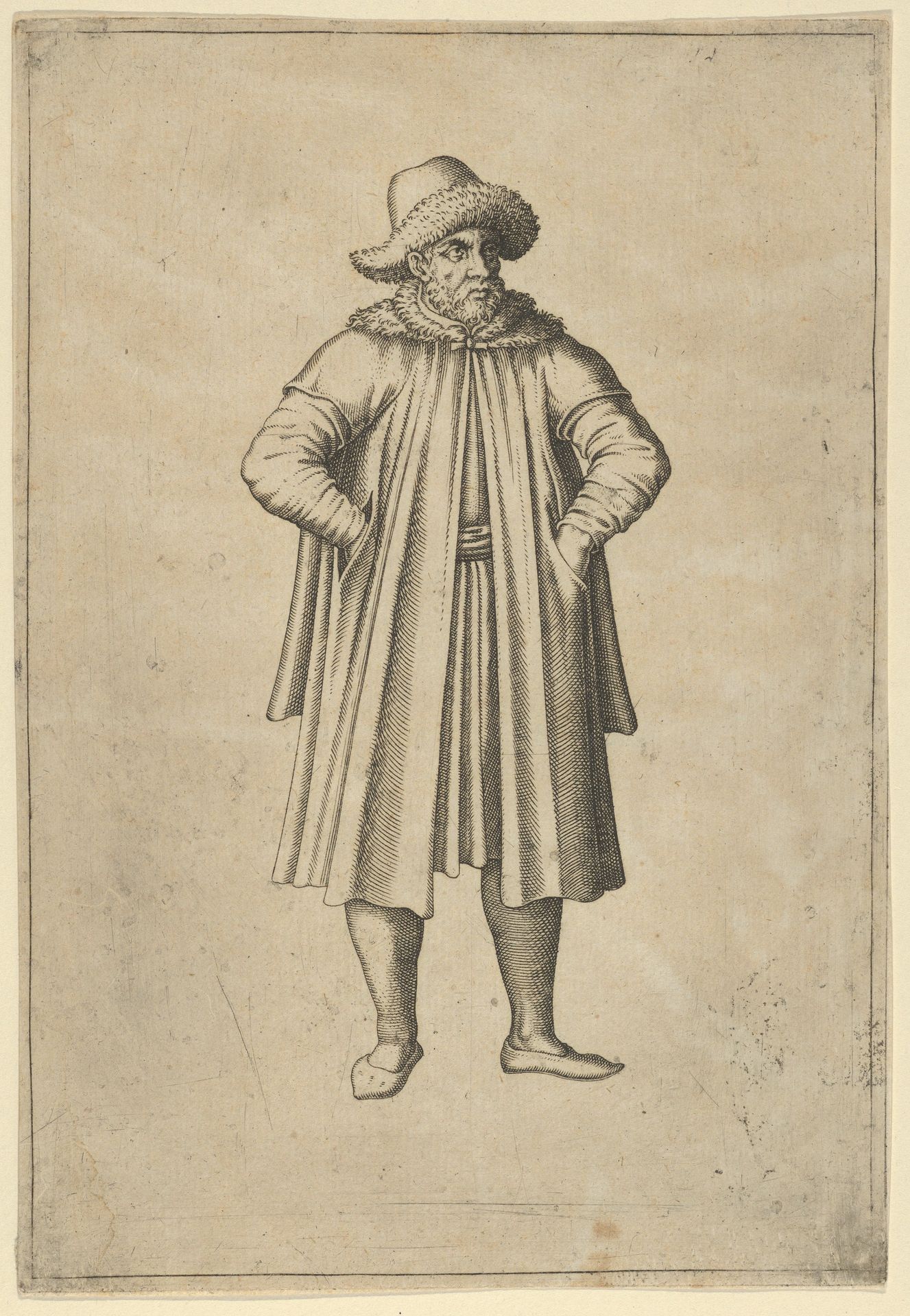 Ragusej Merchant, from 'Les quatre premiers livres des navigations et pérégrinations orientales' by Nicolas de Nicolay by Anonymous