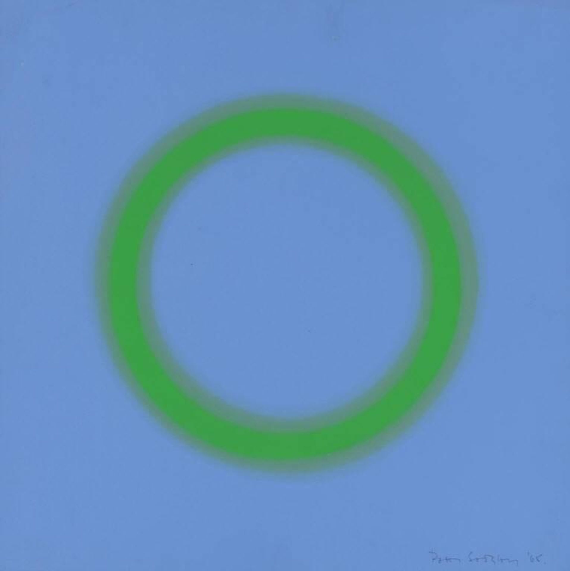 Blue Scale by  Peter Sedgley