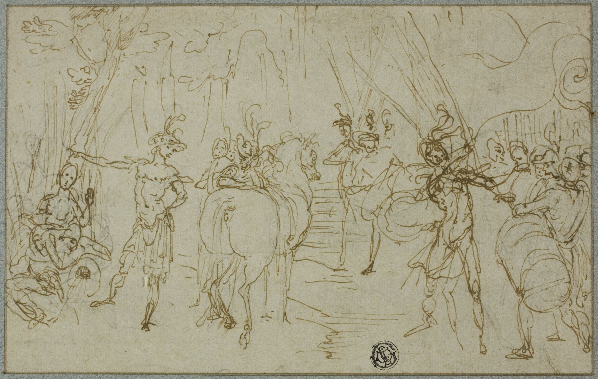 Scene with Soldiers by Cigoli