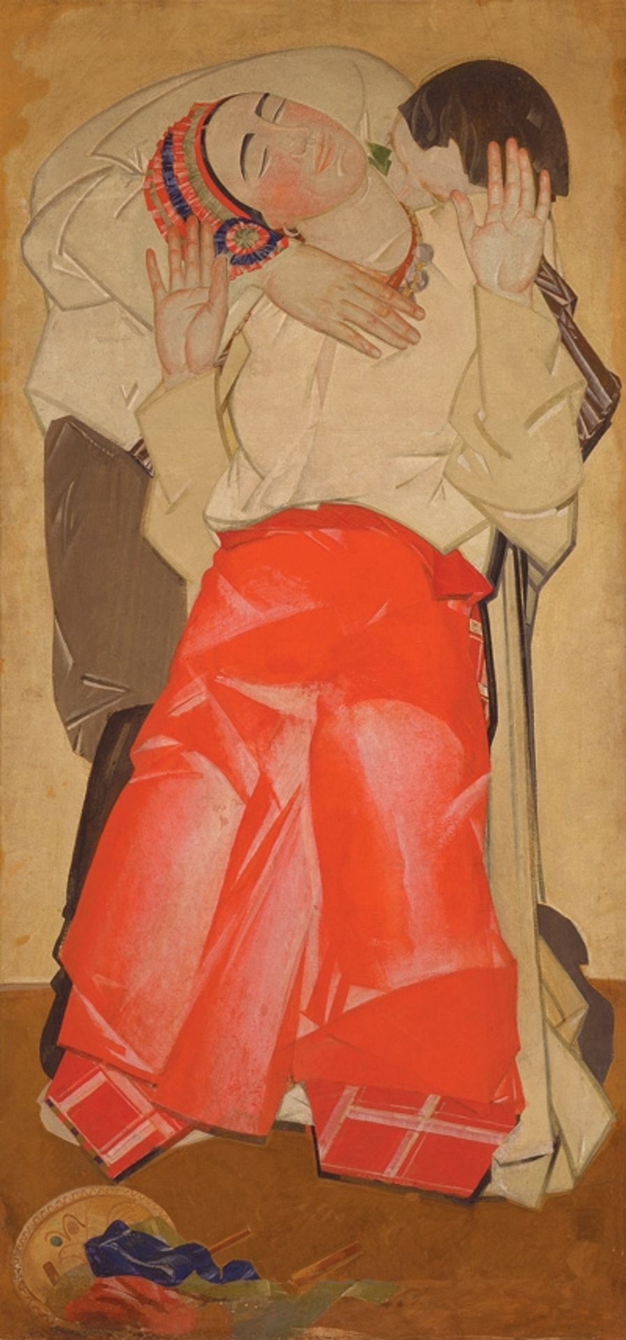 Life (triptych) - Love by Fedir Krychevsky