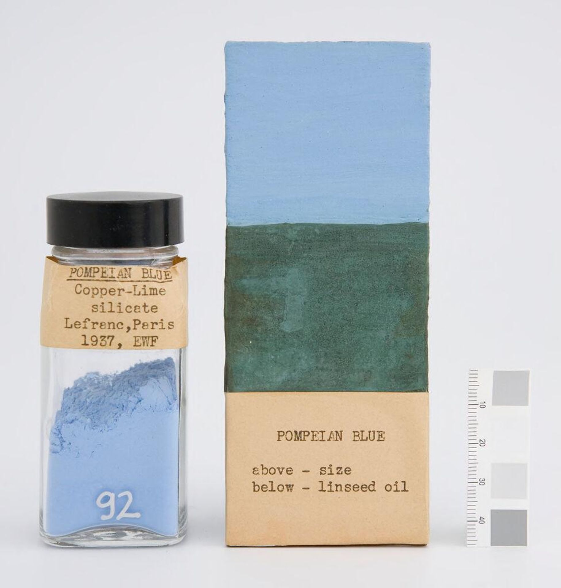 Pompeian Blue by Manufactured by Lefranc