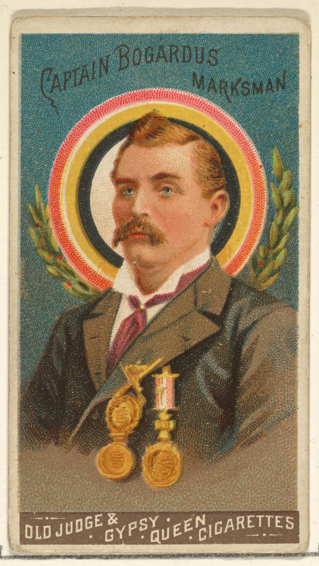 Captain Bogardus, Marksman, from the Goodwin Champion series for Old Judge and Gypsy Queen Cigarettes by Goodwin & Company