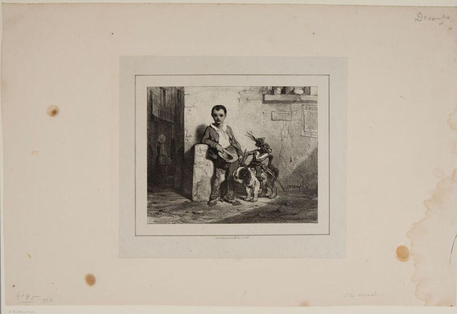 Petit Savoyard by Alexandre-Gabriel Decamps